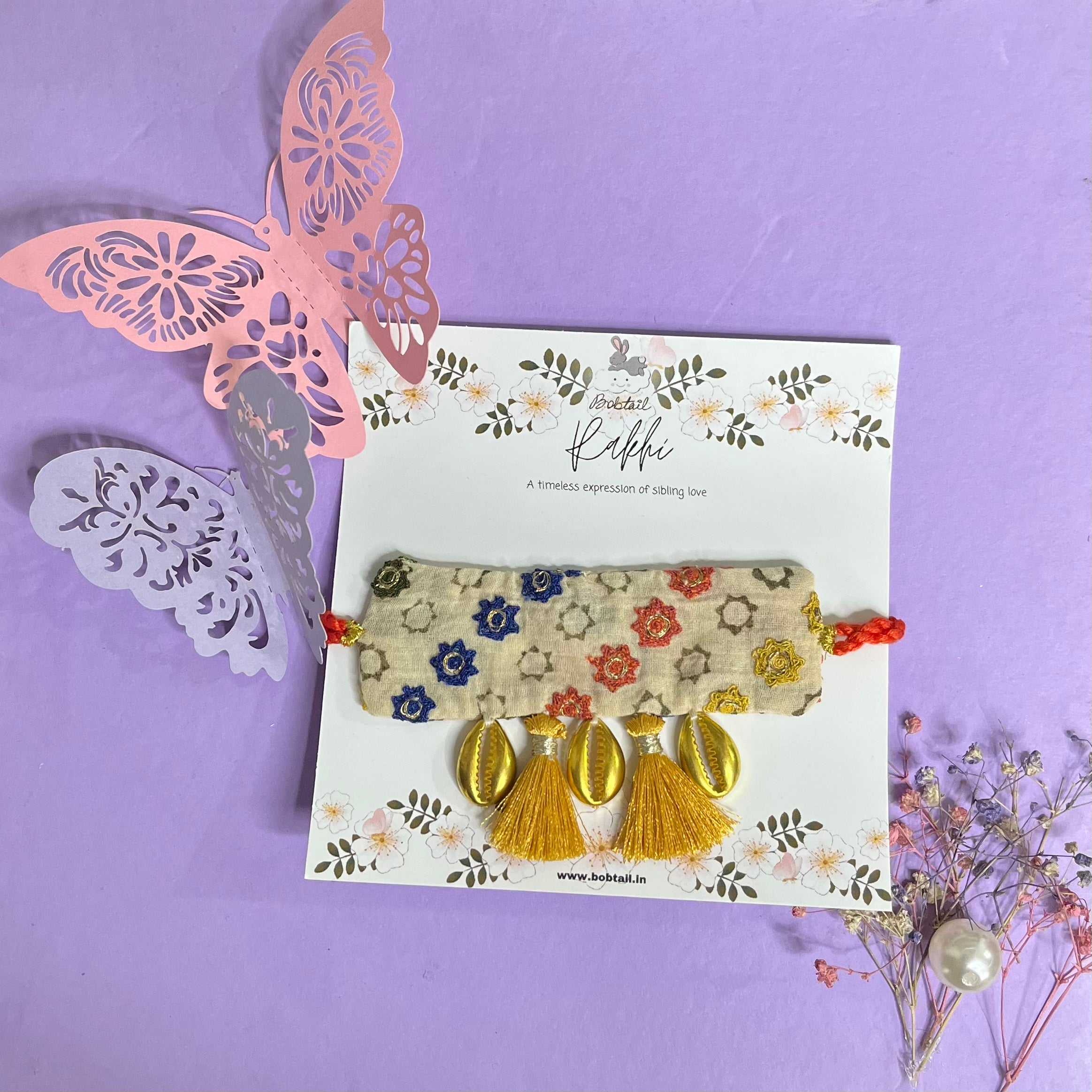 Whimsical Garden - Flower Rakhi