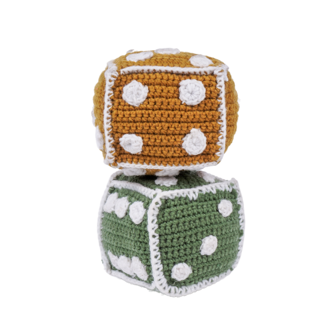 Crochet Dice | Early Math Toy (2 Pcs) - Totdot