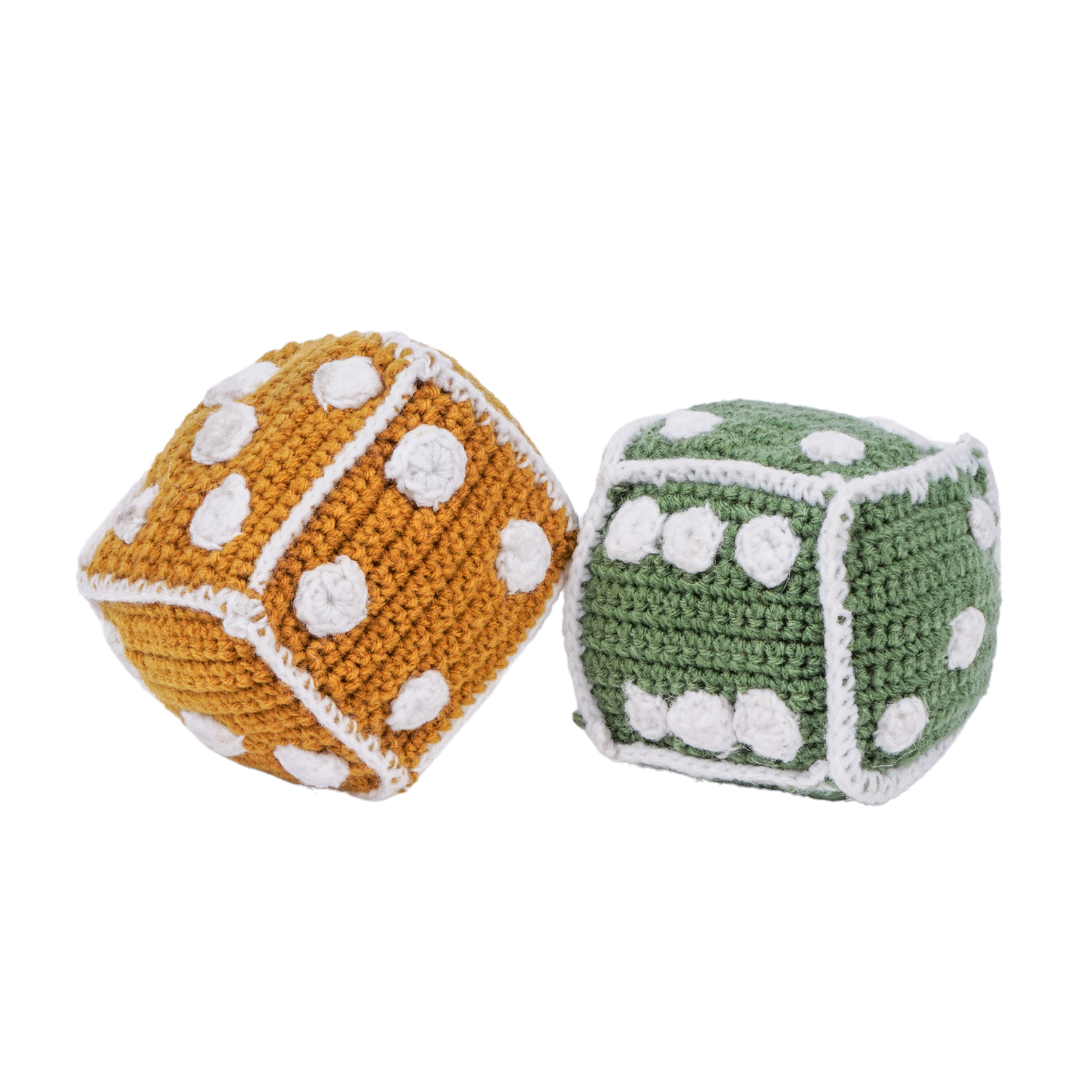 Crochet Dice | Early Math Toy (2 Pcs) - Totdot