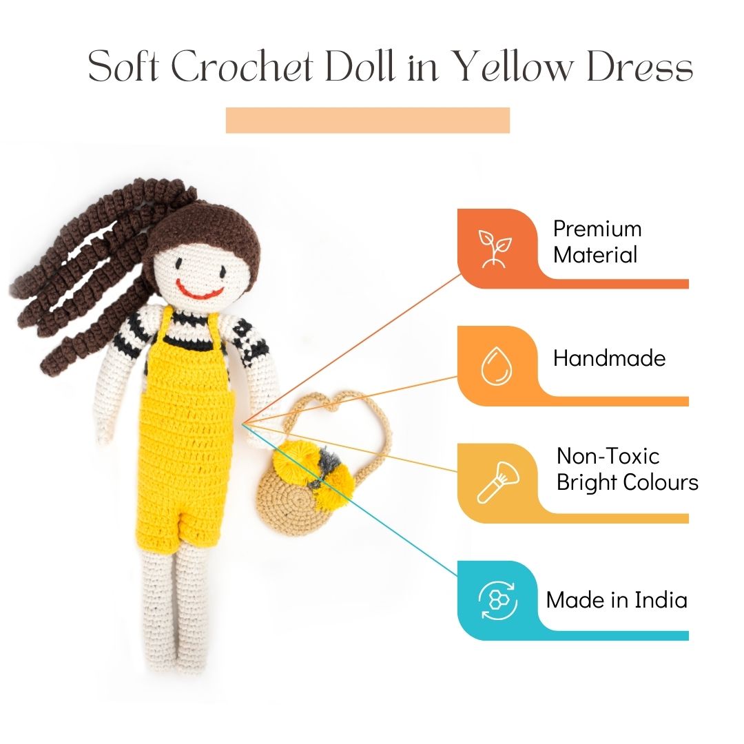 Handmade Crochet Doll - Totdot