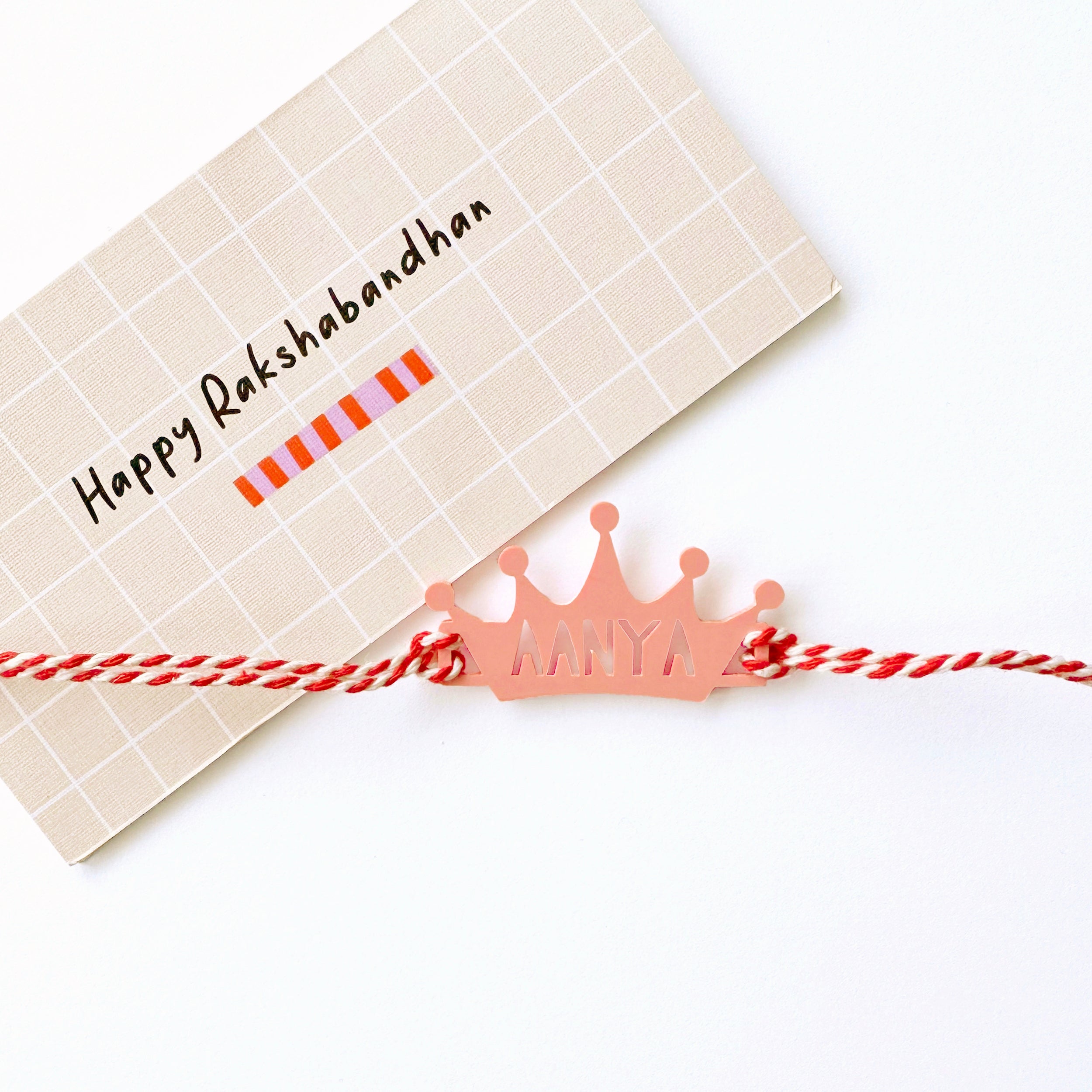 Personalised crown rakhi for kids – Totdot
