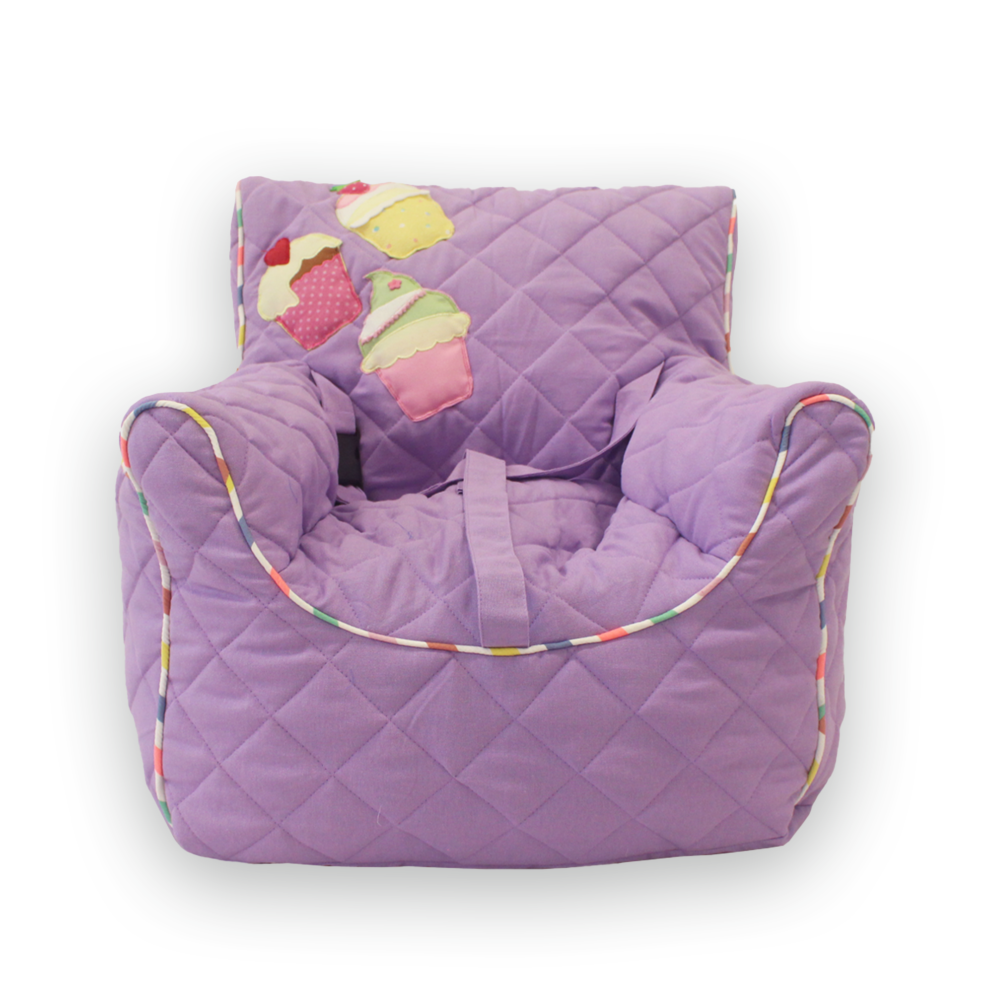 Cup Cake - Lavendar - Bean Chair Bag Quilted