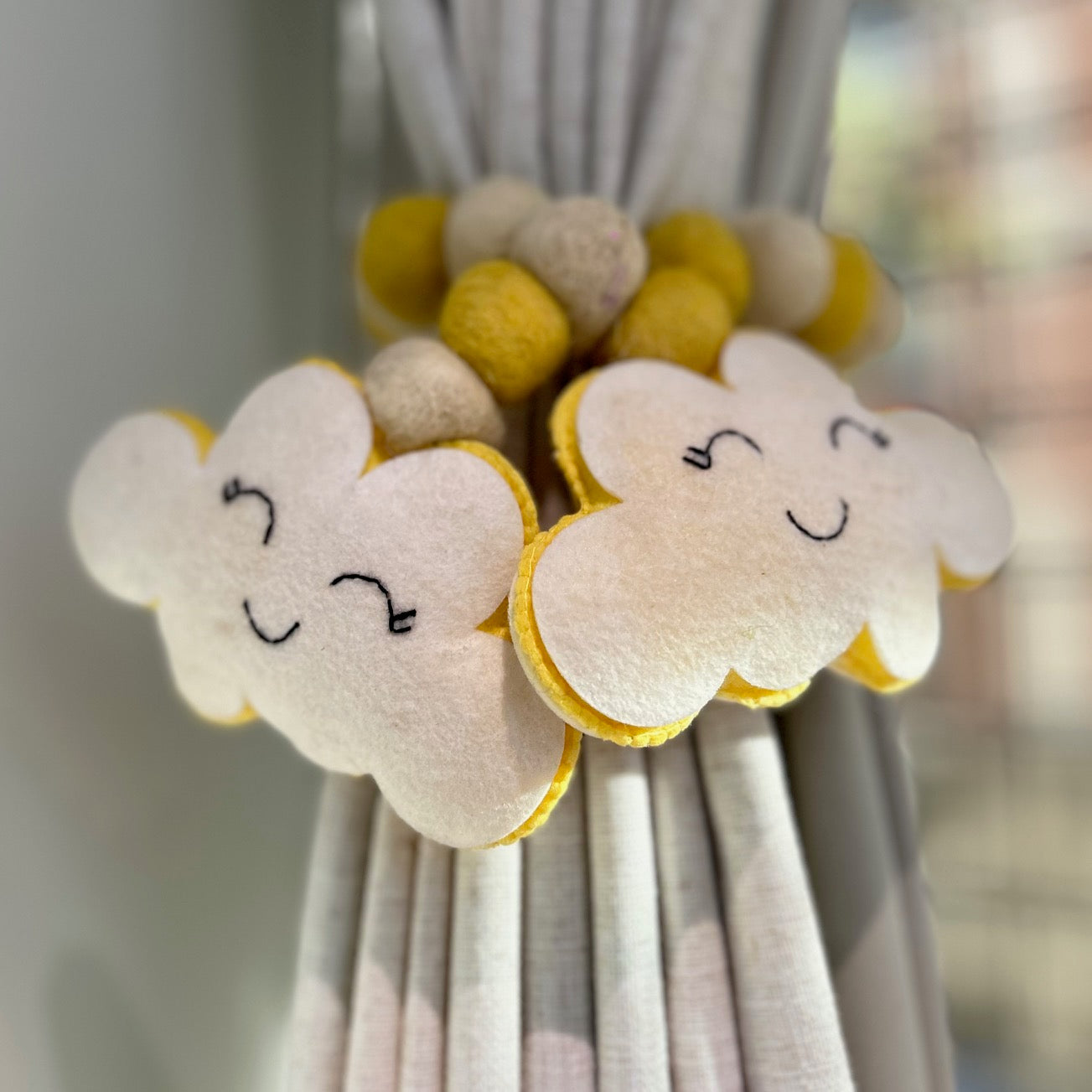 Smiling Cloud - Curtain Tie