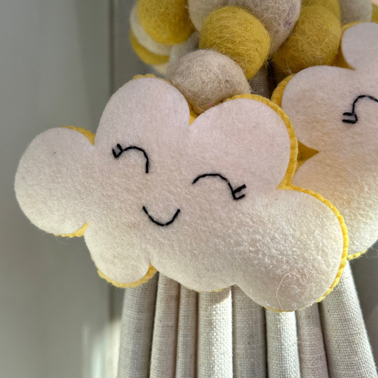 Smiling Cloud - Curtain Tie