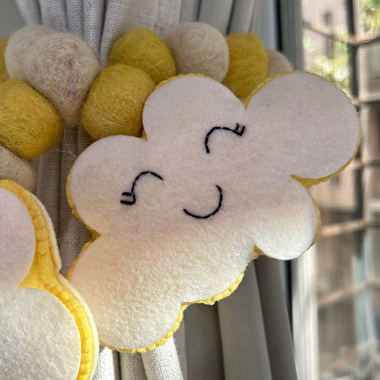 Smiling Cloud - Curtain Tie