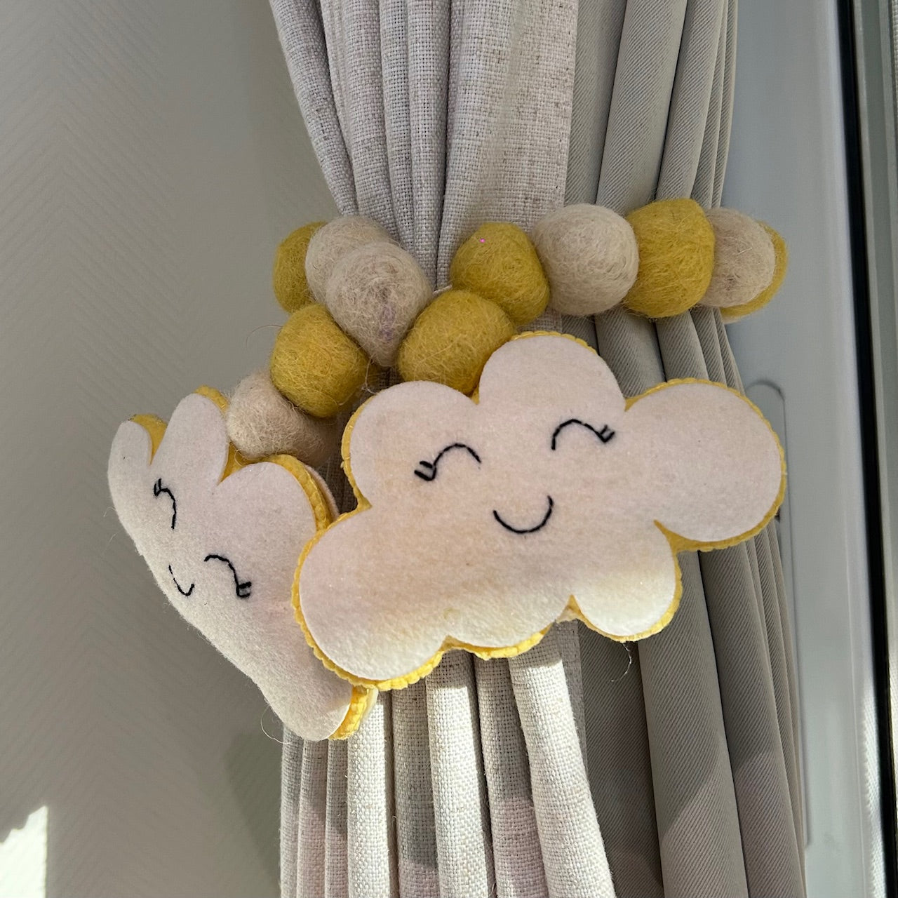 Smiling Cloud - Curtain Tie