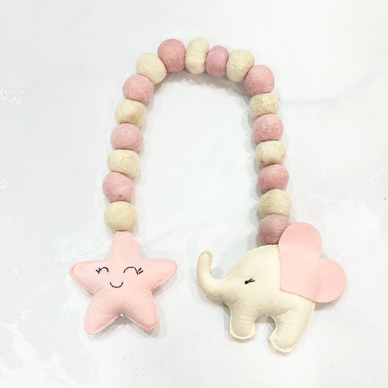 Baby Ellie (White) - Curtain Tie