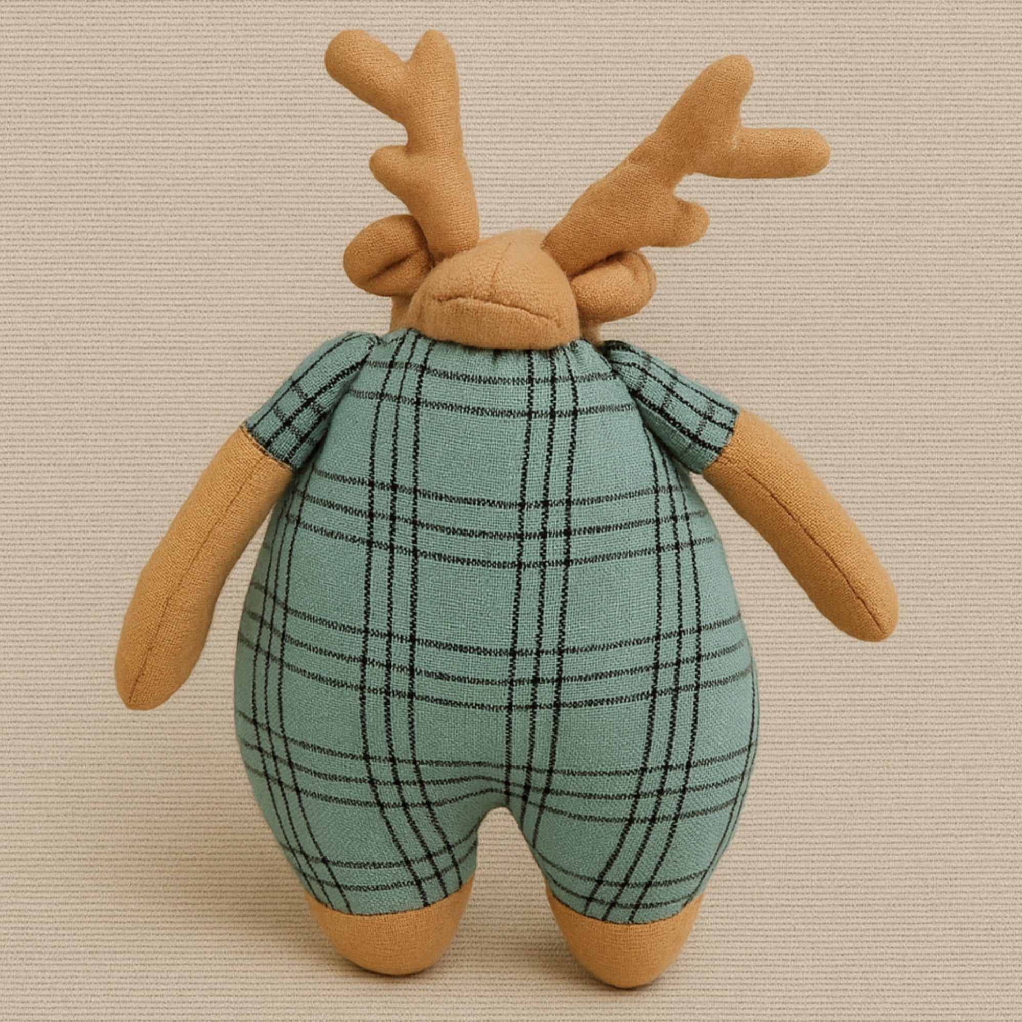 Reindeer Handmade Organic Fabric Toy