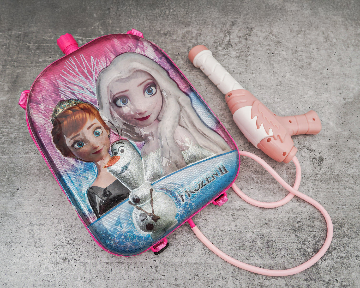 3D Frozen Themed Water Tank & Water Gun