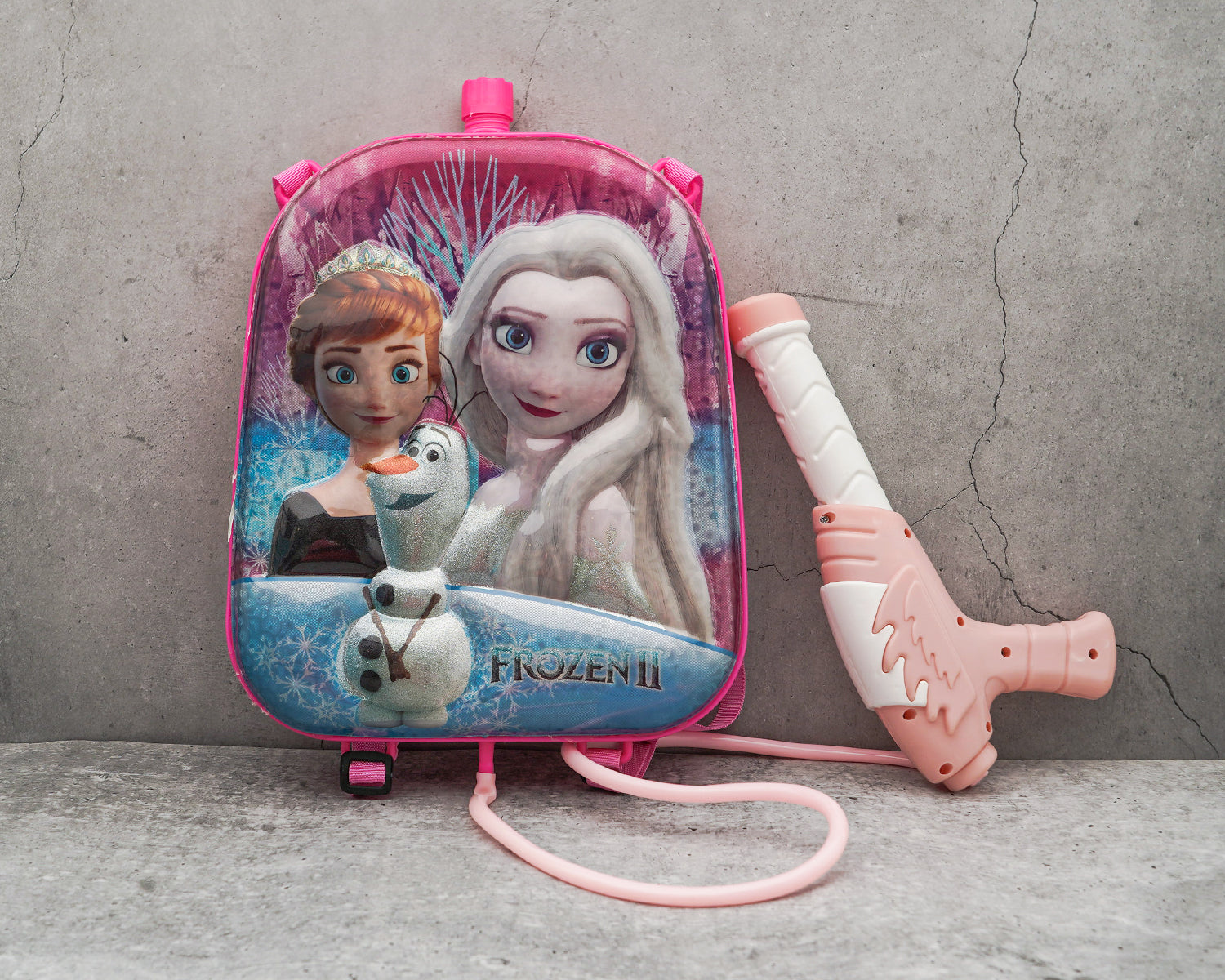 3D Frozen Themed Water Tank & Water Gun