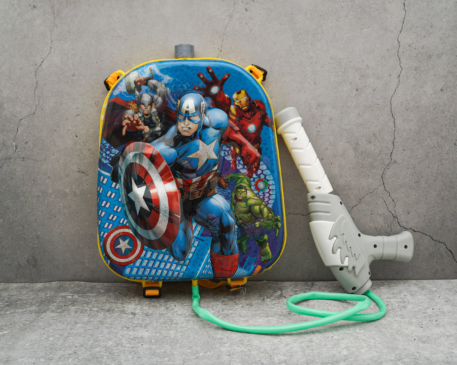 3D Captain America theme Water Tank & Gun