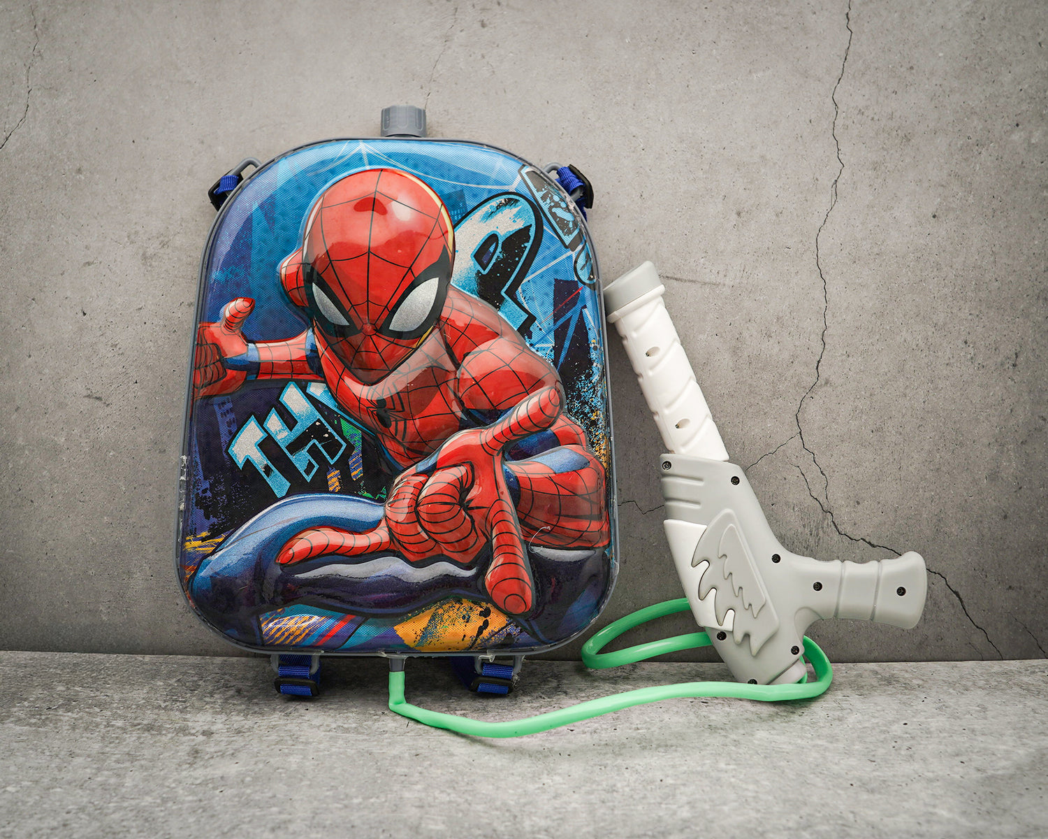 3D Spiderman theme Water Tank & Gun