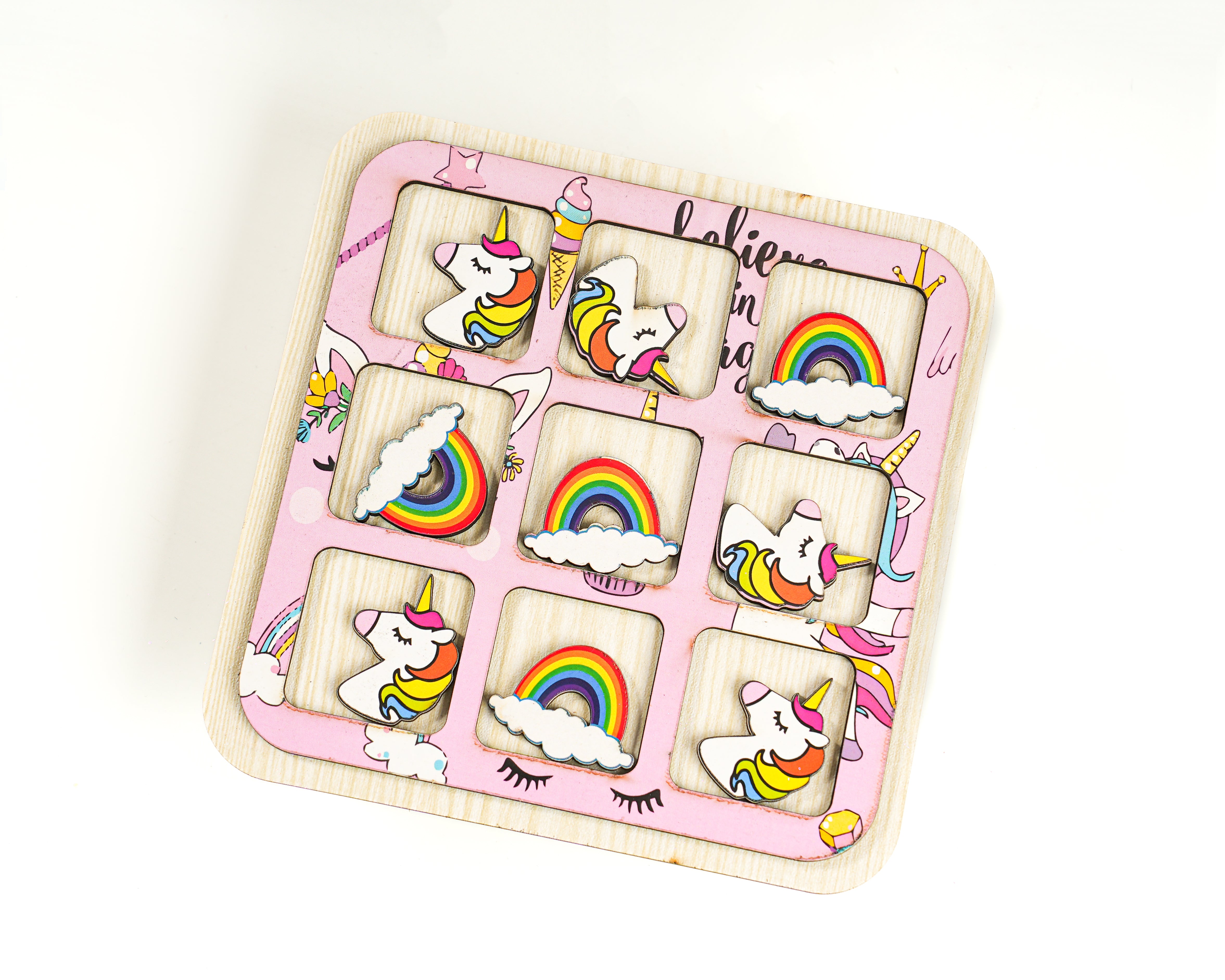 Unicorn Wooden Hamper