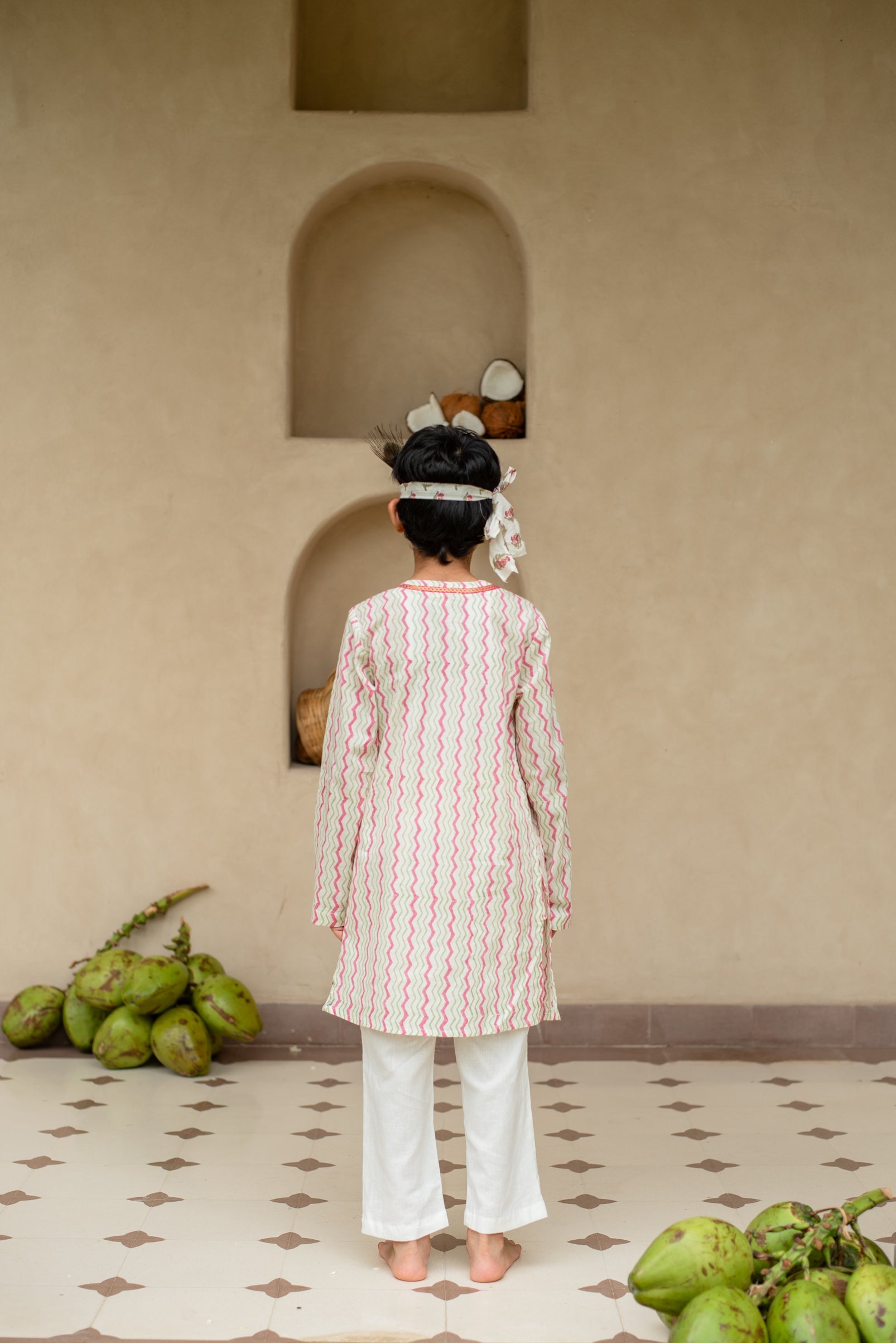 Chevron Kurta Set