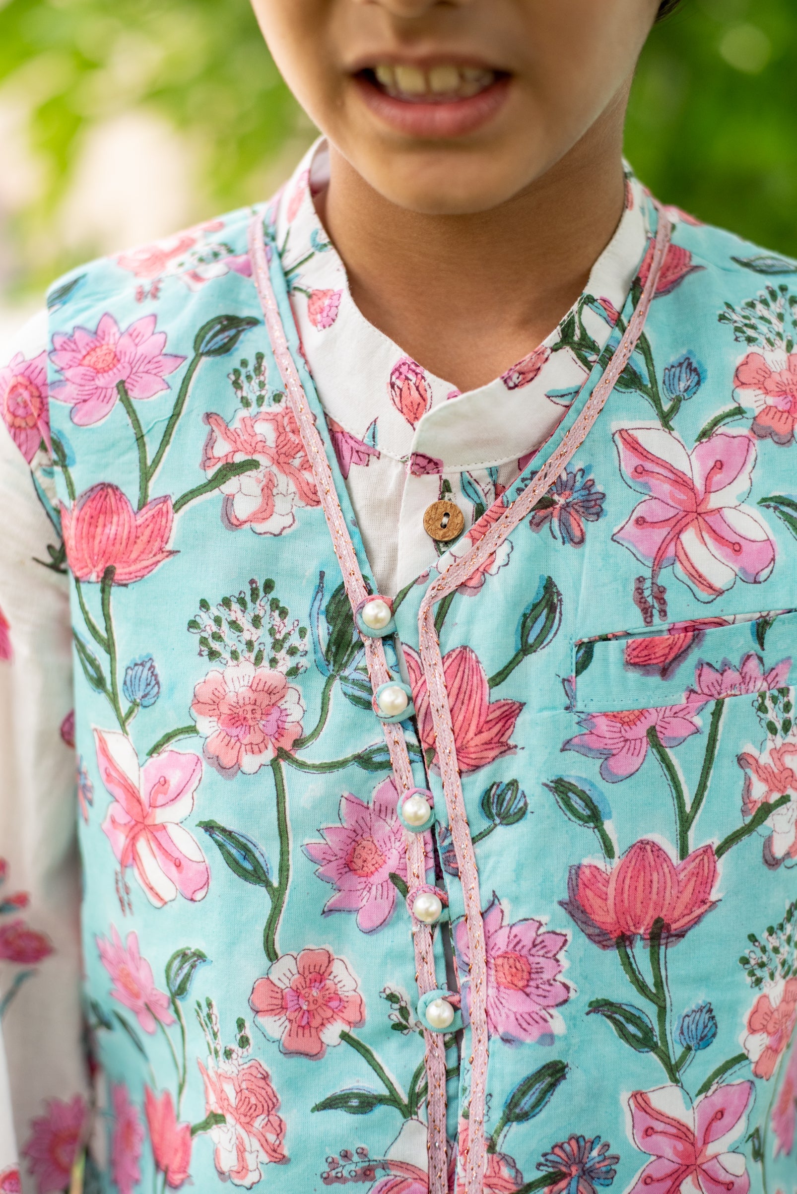 Firozi Kurta Set