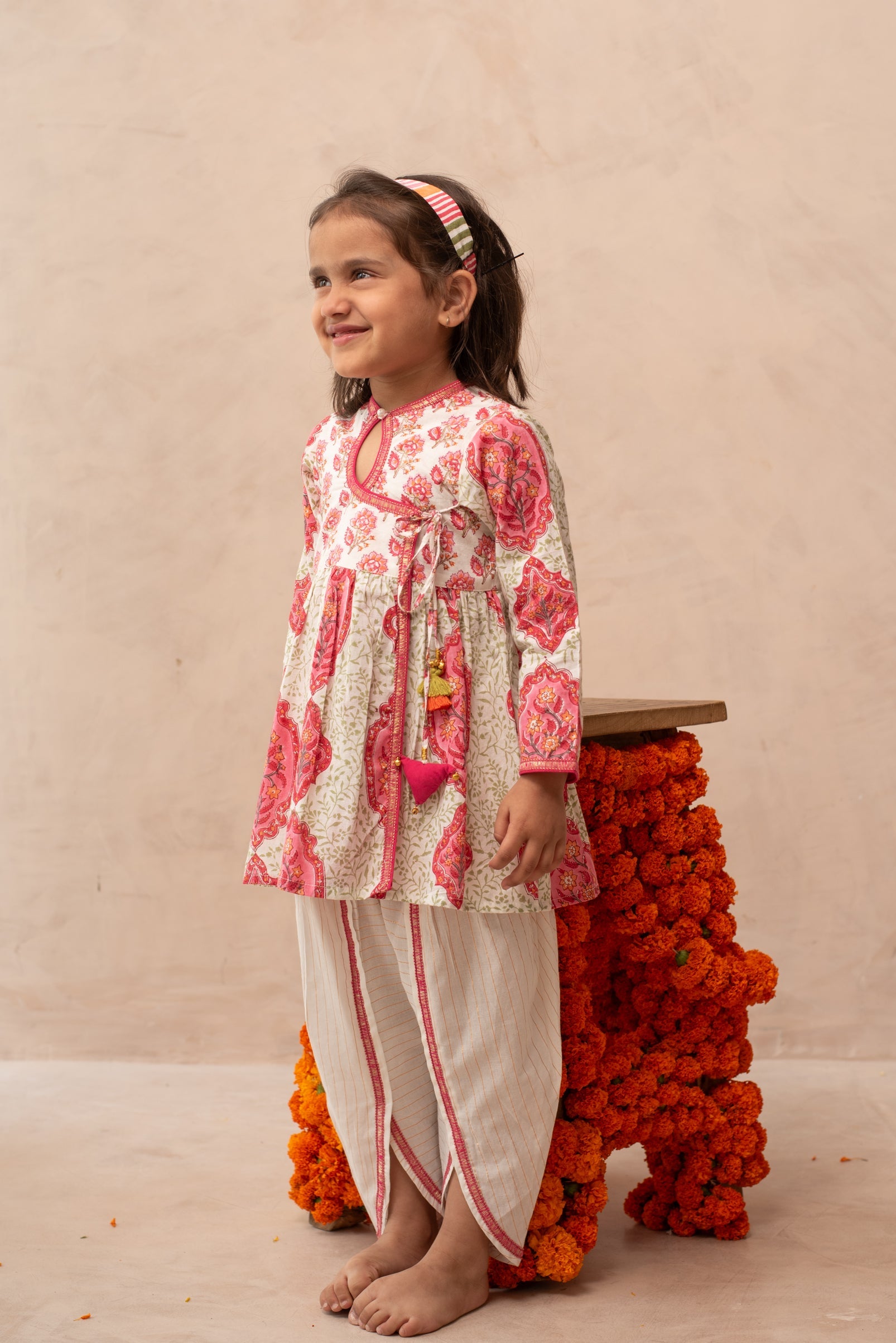 Jharokha Angrakha-Dhoti Set