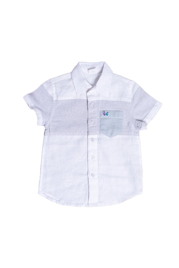 Boys Bay  Patched Shirt