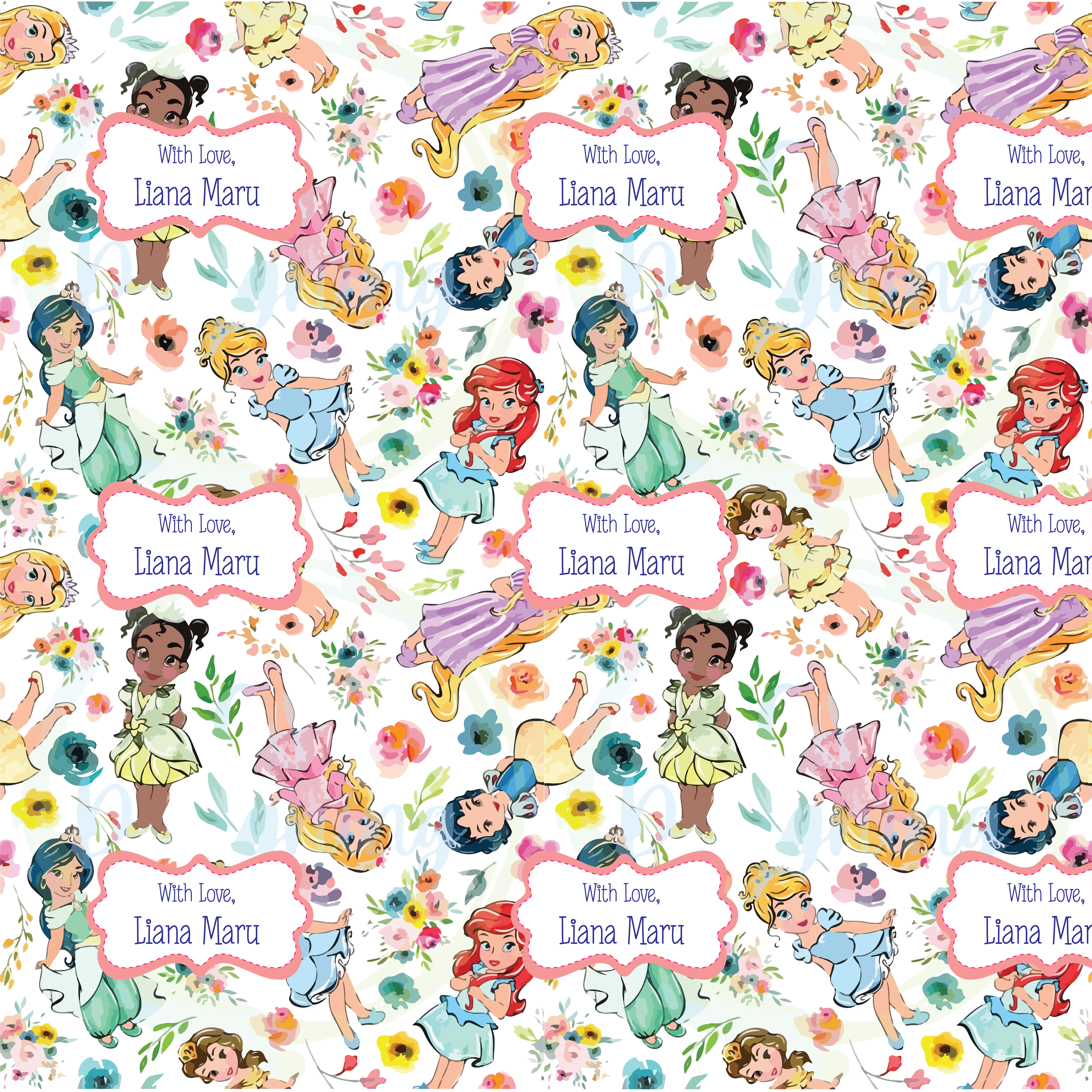 Gift Wrapping  Paper -Dazzling Princess