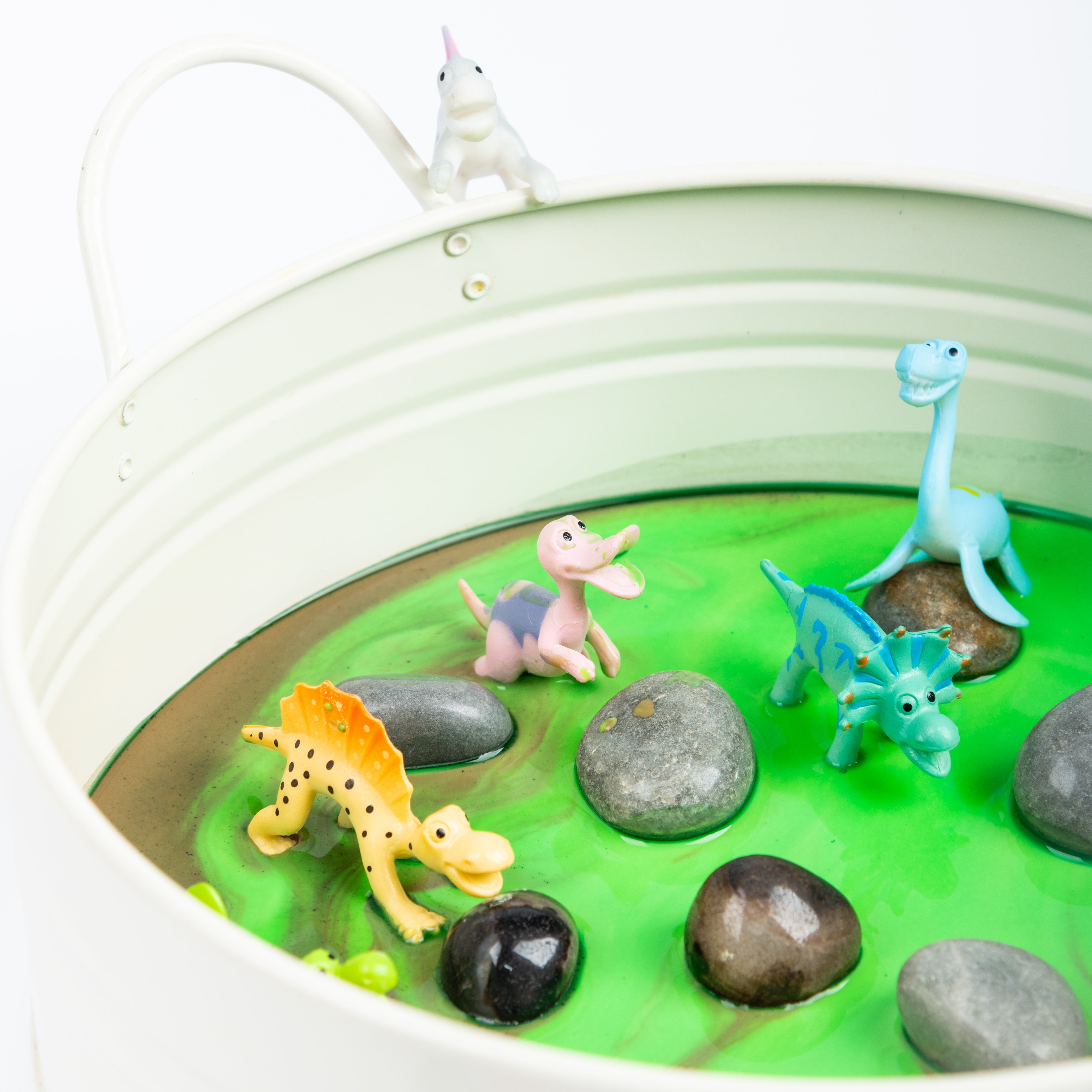 Dinosaurs in Muddy Puddles