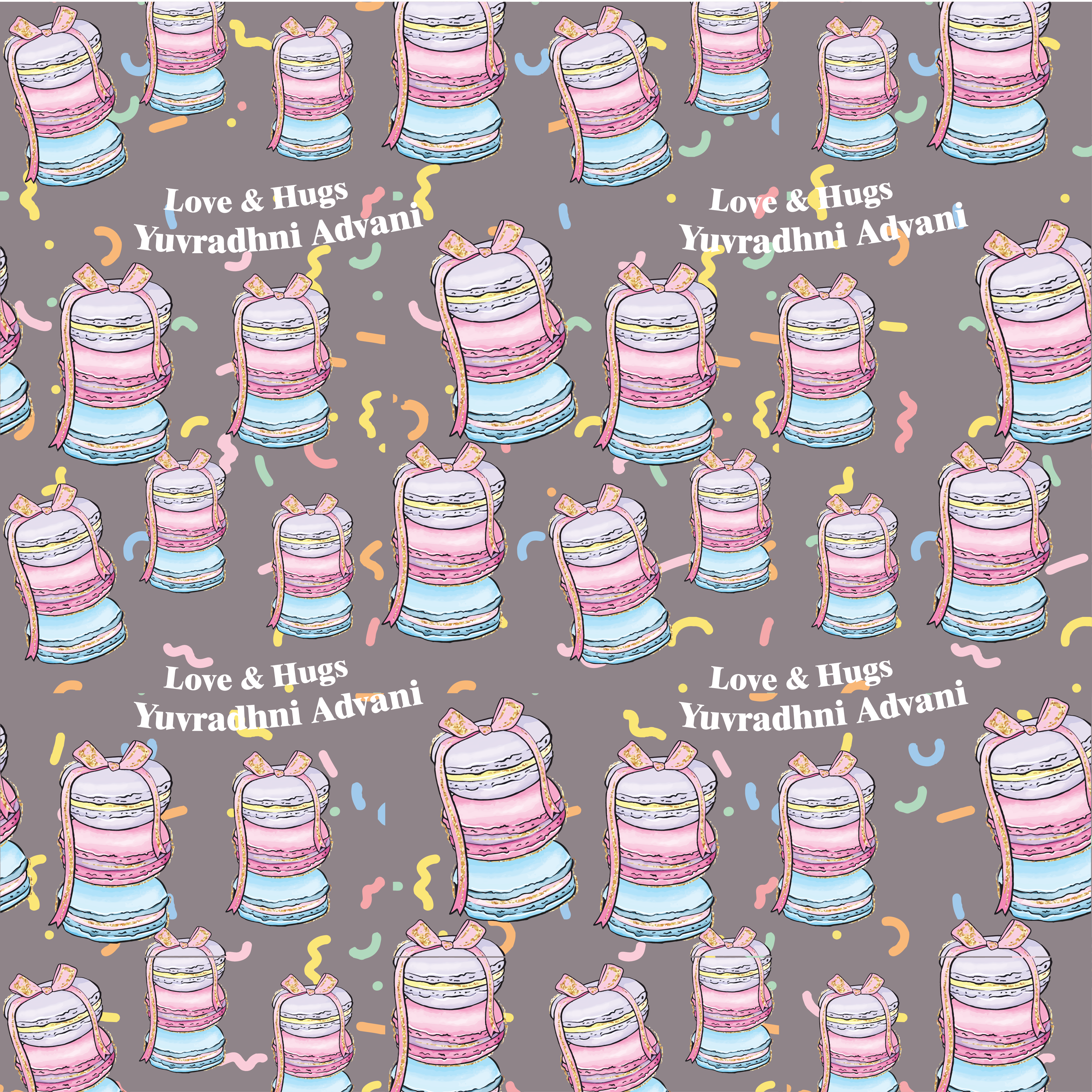 Gift Wrapping Paper -Donut Delight