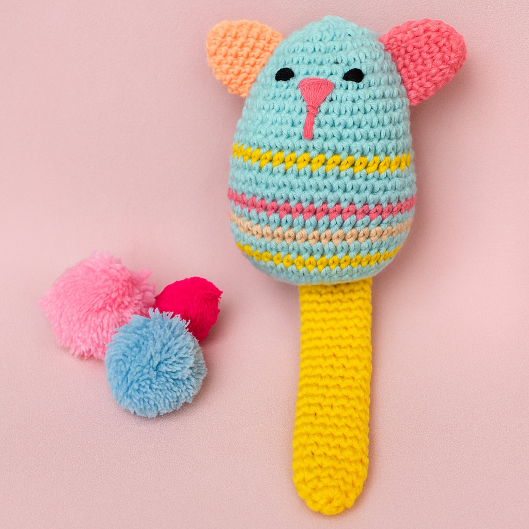 Egg Rattle Crochet Toy