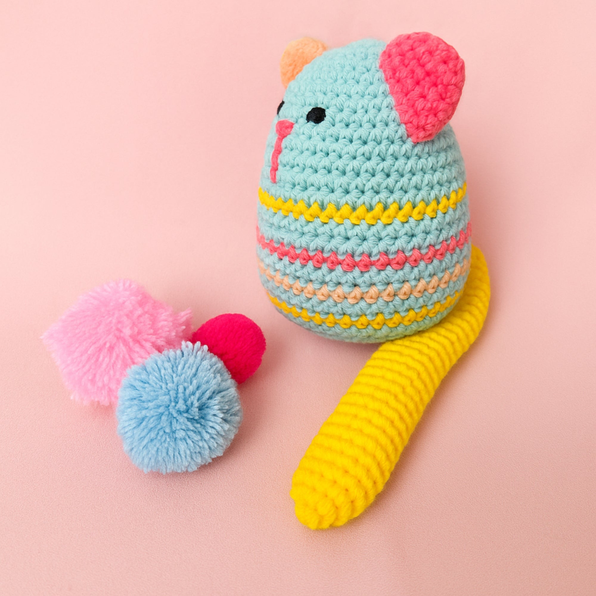 Egg Rattle Crochet Toy