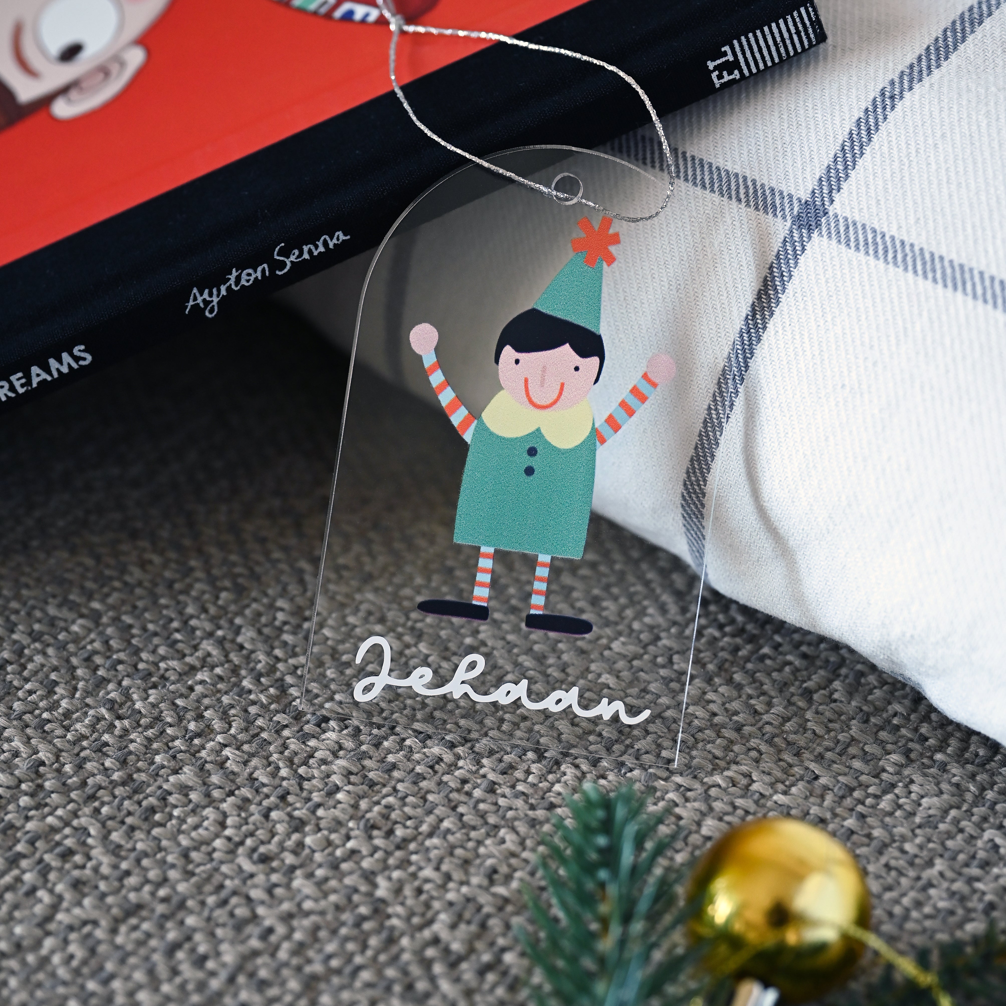 Printed Ornament - Elf
