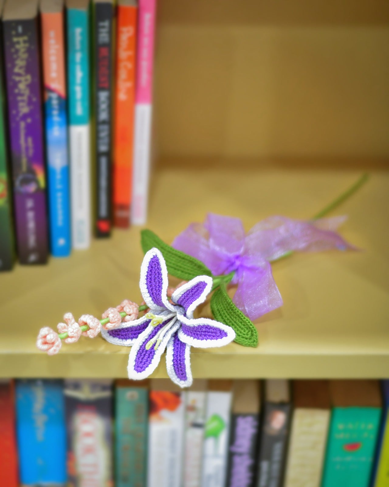 Crochet Purple Lily Bouquet - Handmade Mother’s Day Floral Gift