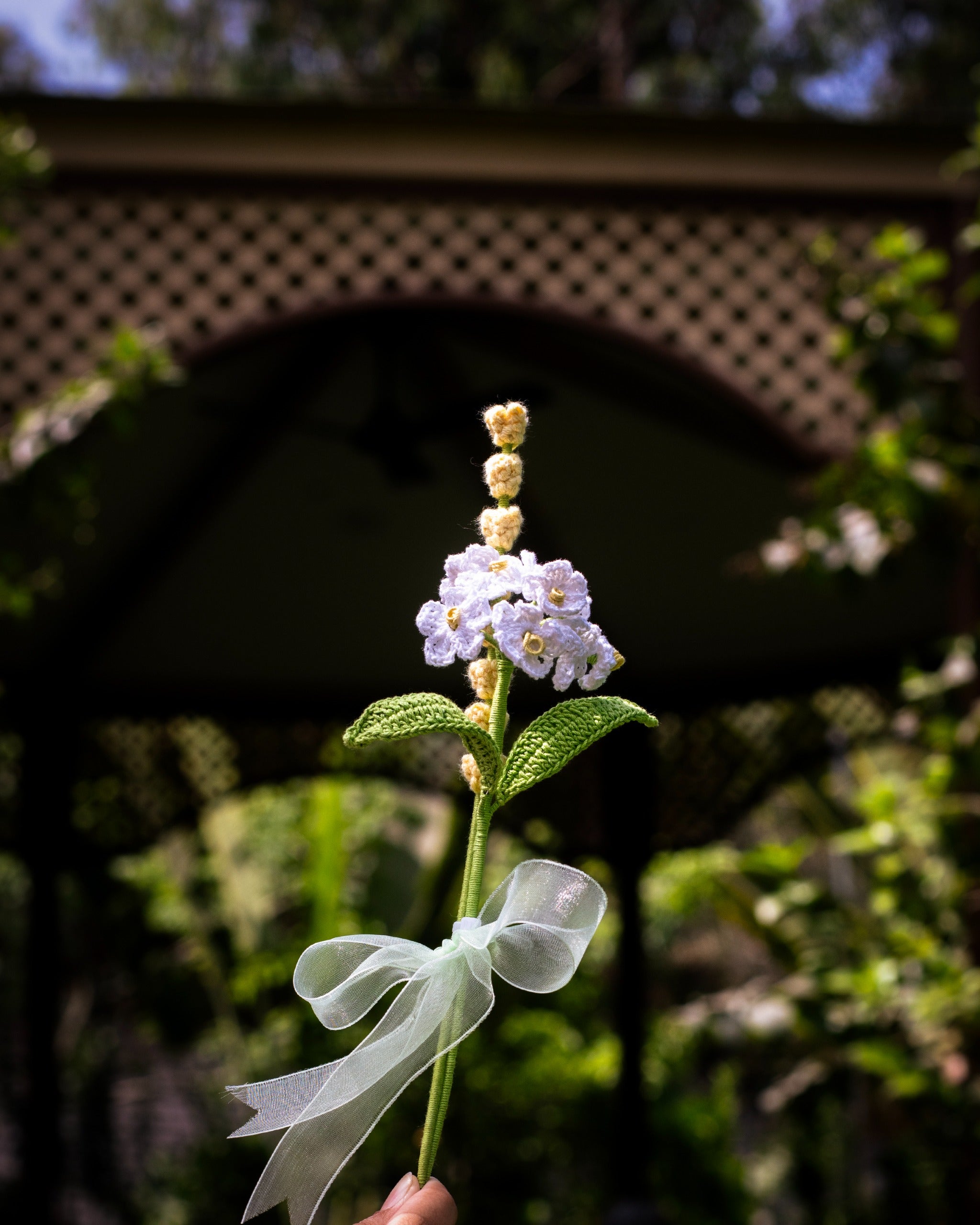 Everlasting White Hydrangea Bouquet - Mother’s Day Crochet Gift