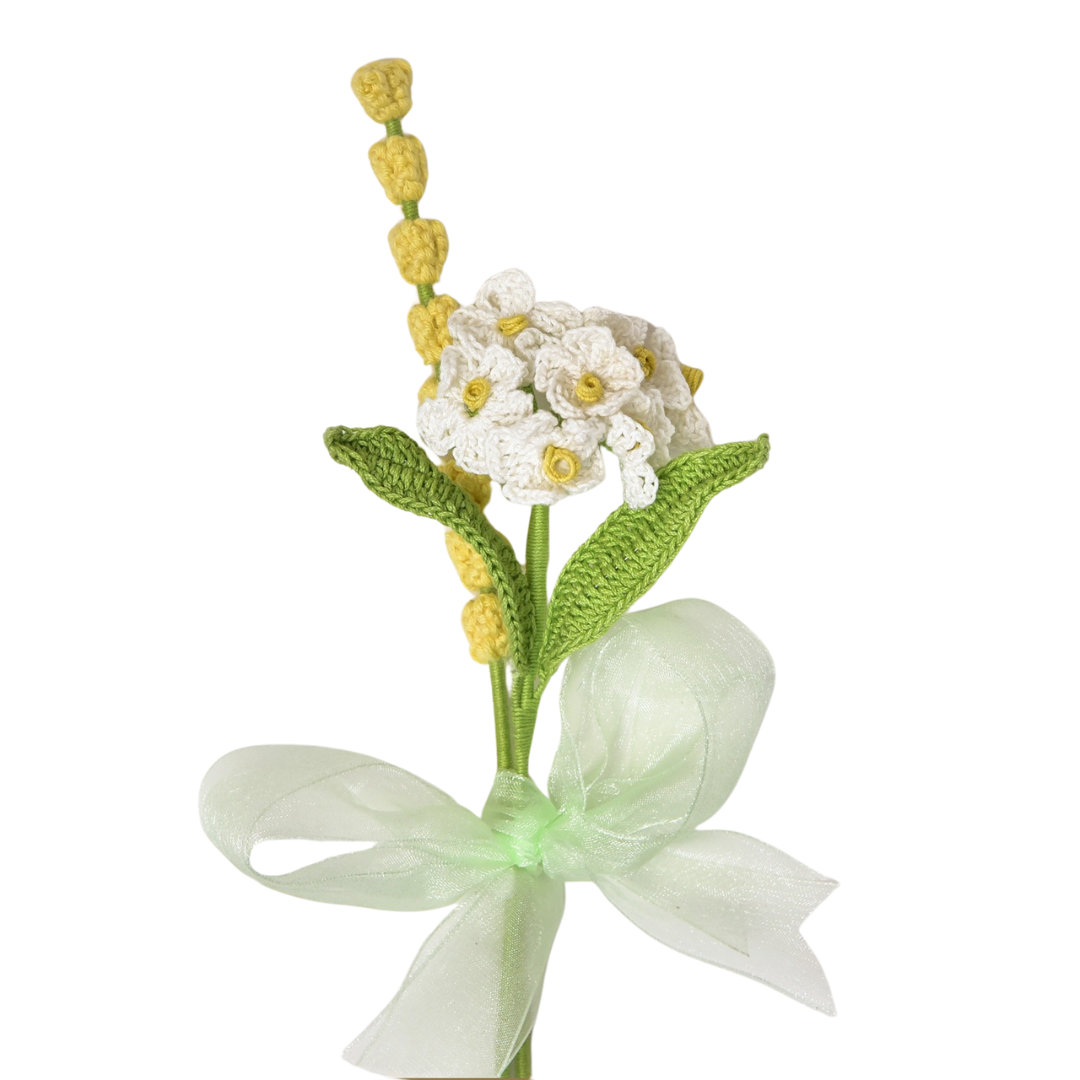 Everlasting White Hydrangea Bouquet - Mother’s Day Crochet Gift