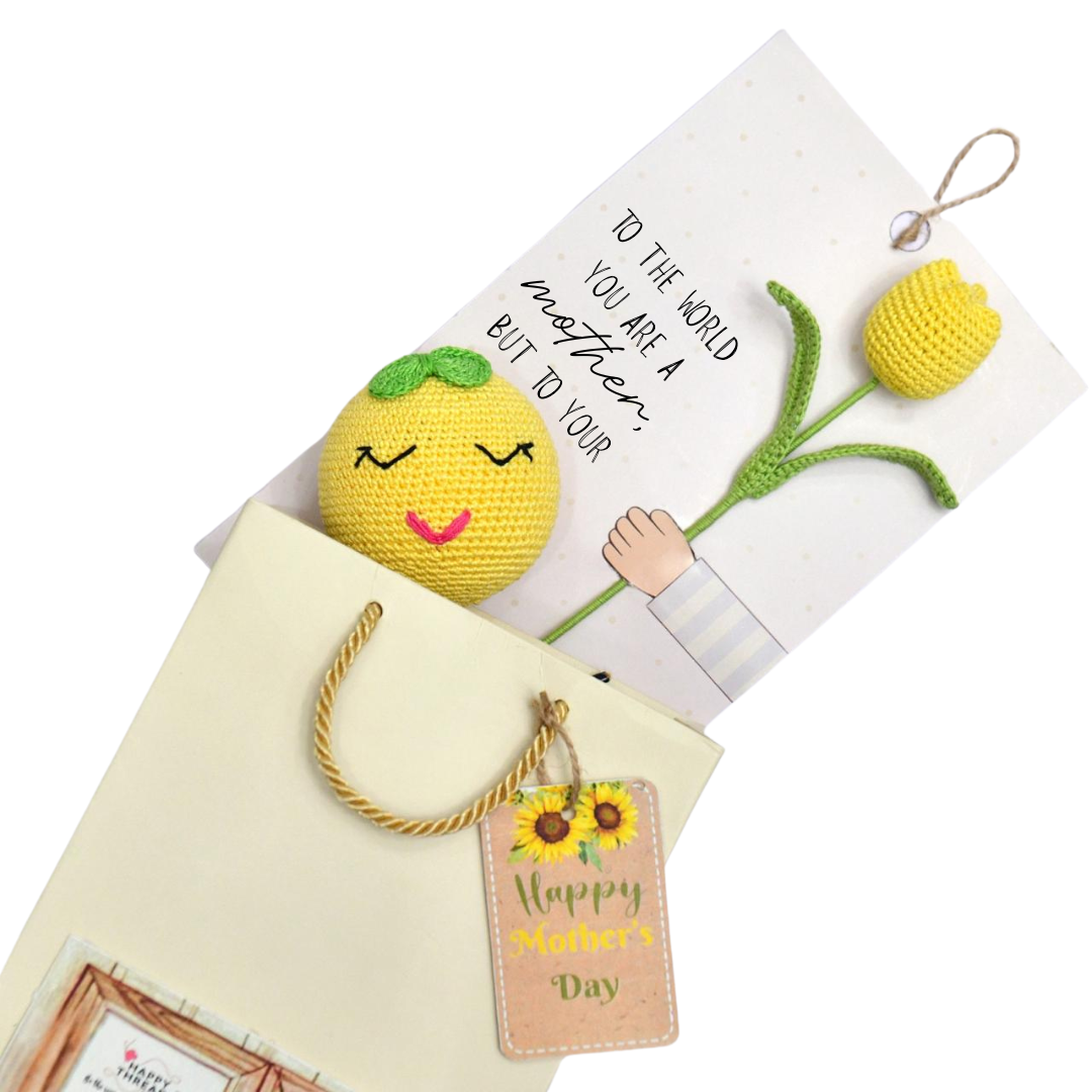 Ray of Love – Crochet Mother's Day Gift Bag