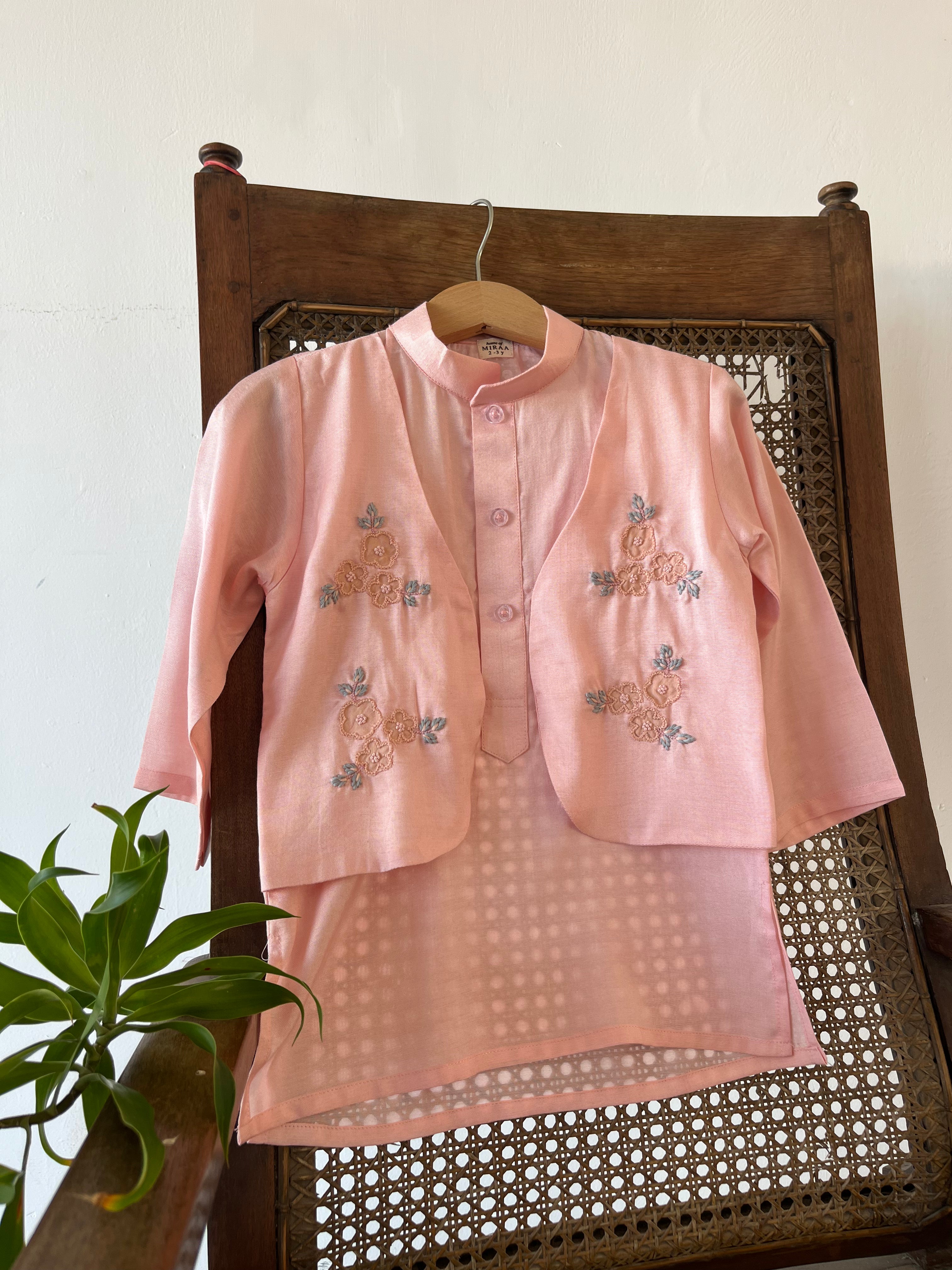 Juliet Peach Kurta Set