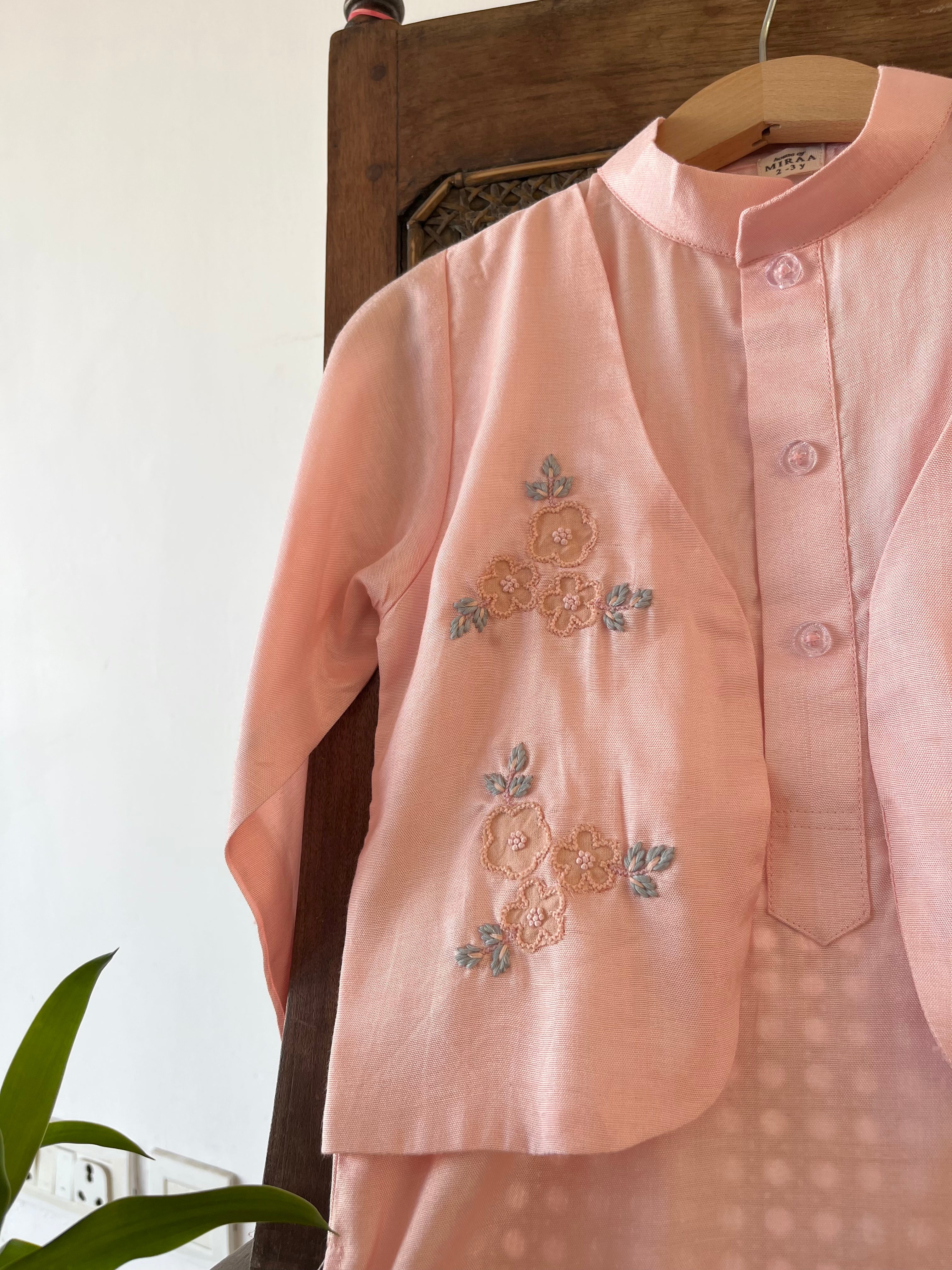 Juliet Peach Kurta Set