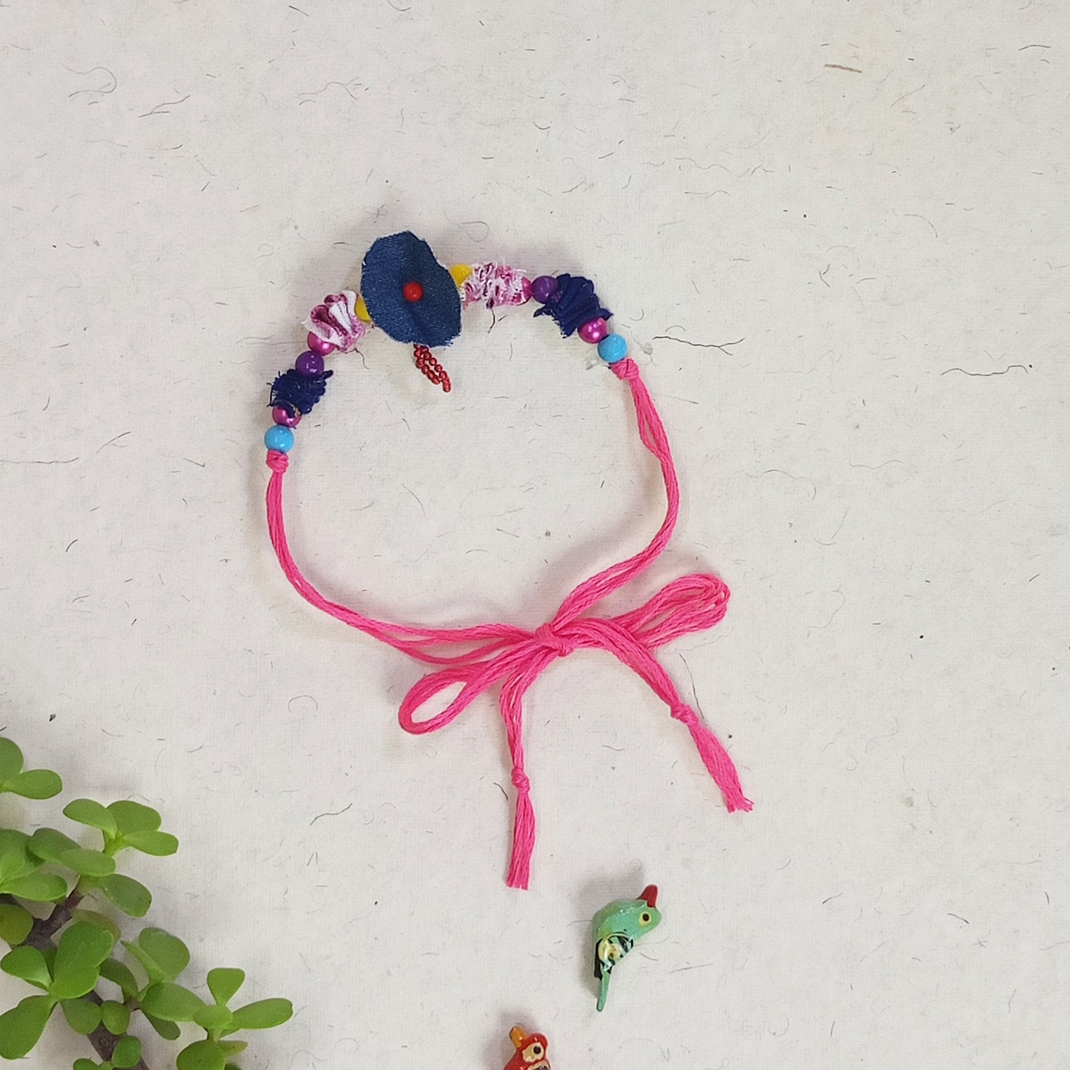 Denim Fabric Rakhi