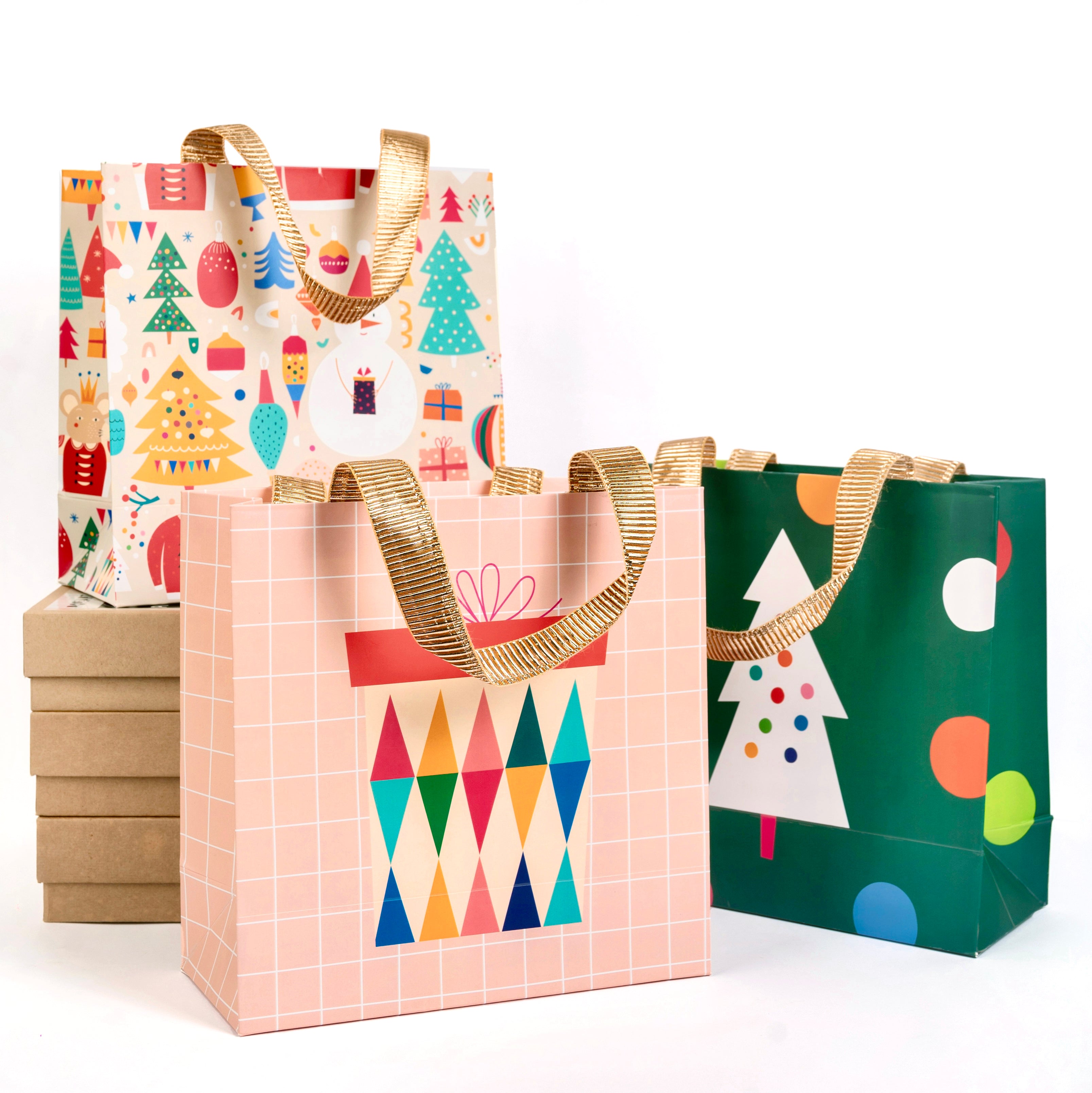 Set of 6 Gift Bags | Festive Fun