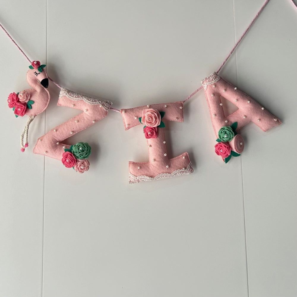 FiFi the Flamingo Name Bunting/Garland