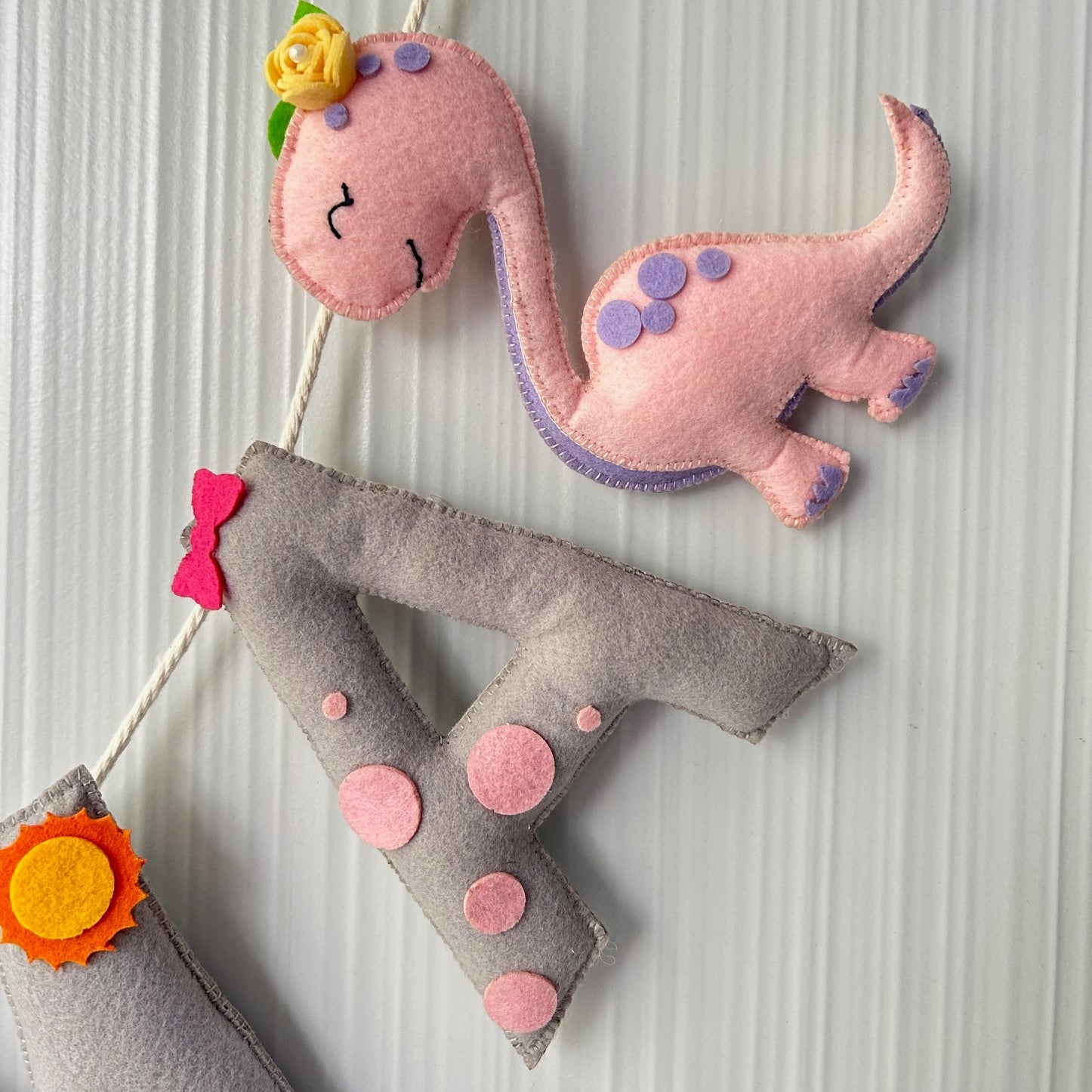 Fiona The Dinosaur Name Bunting/Garland