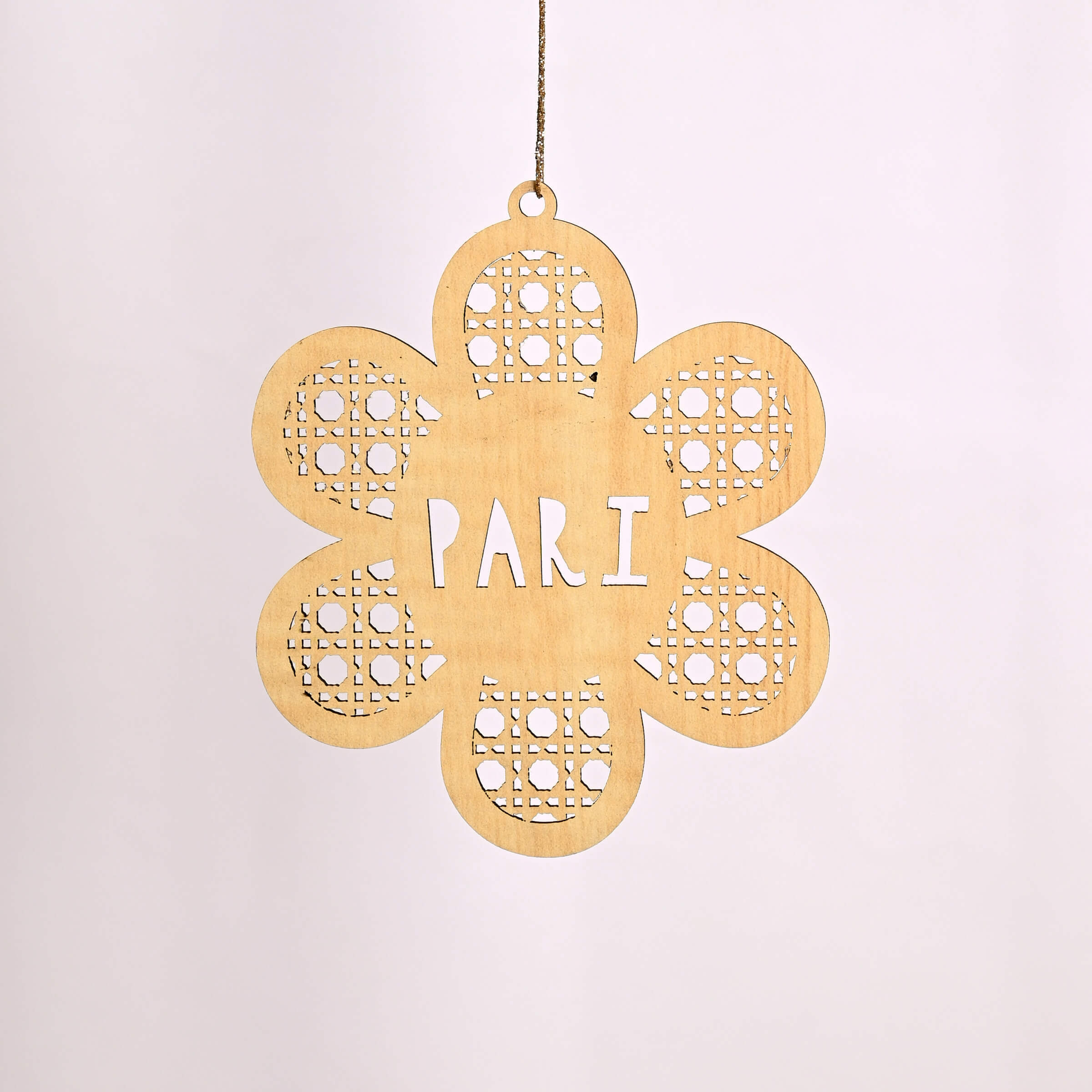 Rattan Ornament - Flower