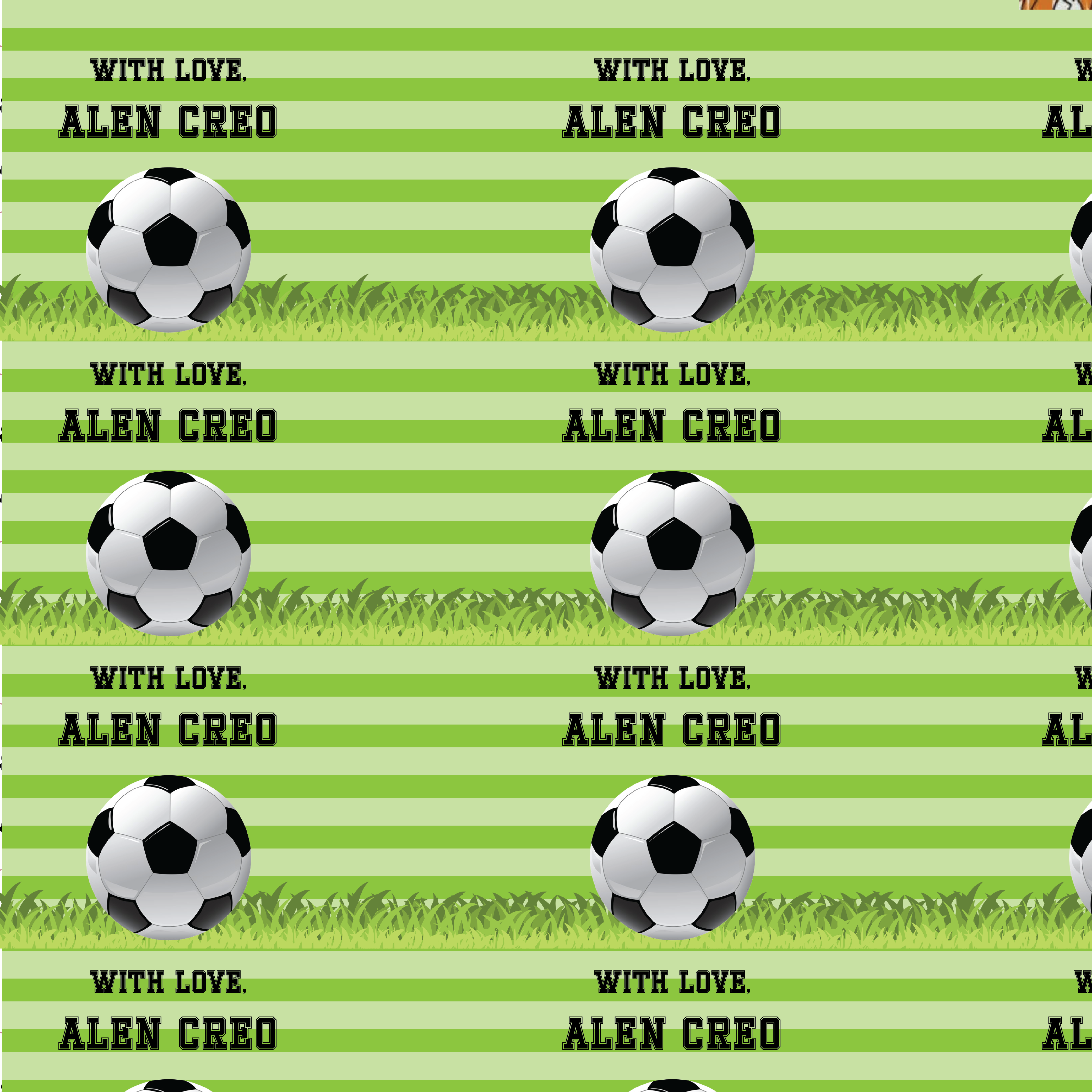 Gift Wrapping Paper  - Football Frenzy