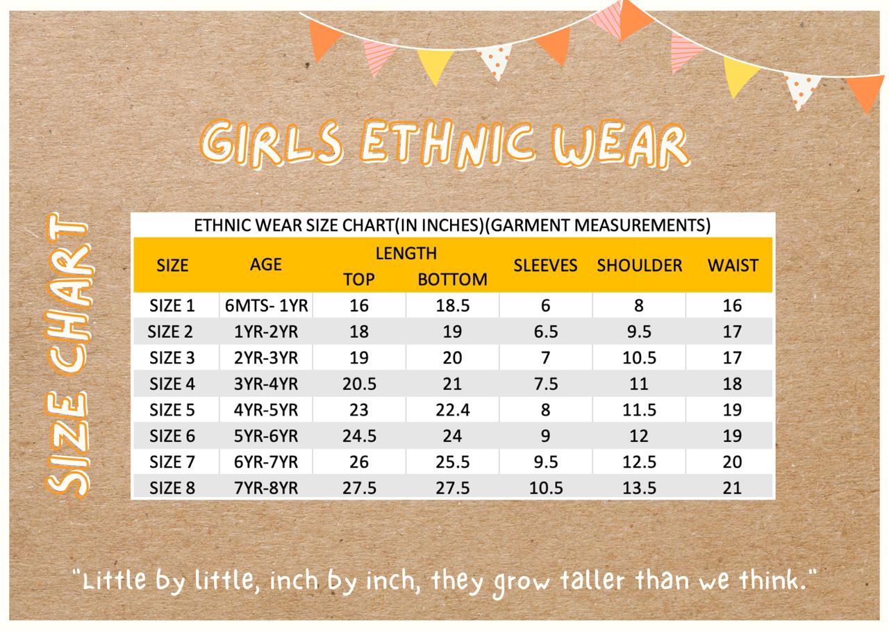 Tiya A Parrot - Ethnic wear Girls