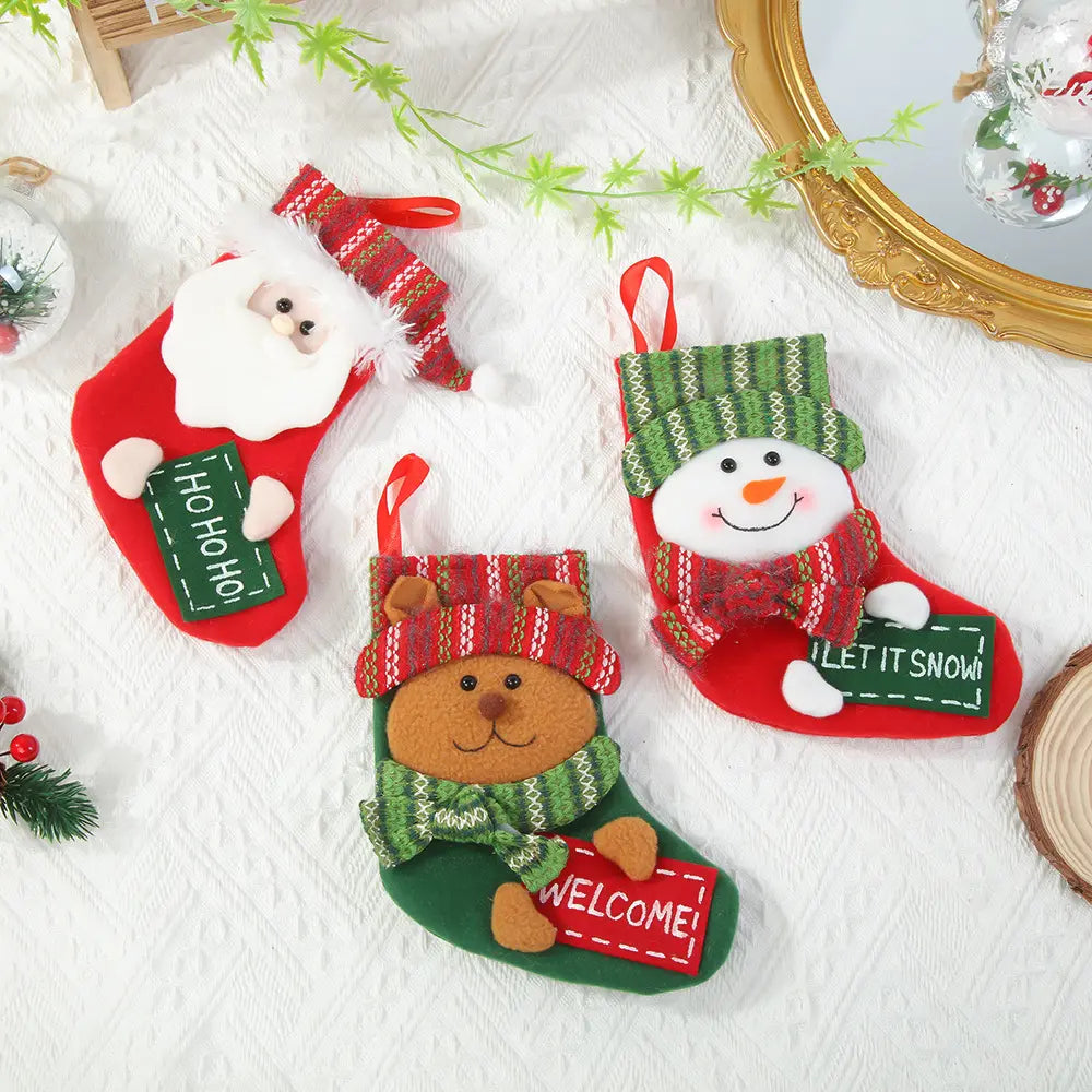 Ho Ho Ho Surprise! Mini Stocking - Set of 3