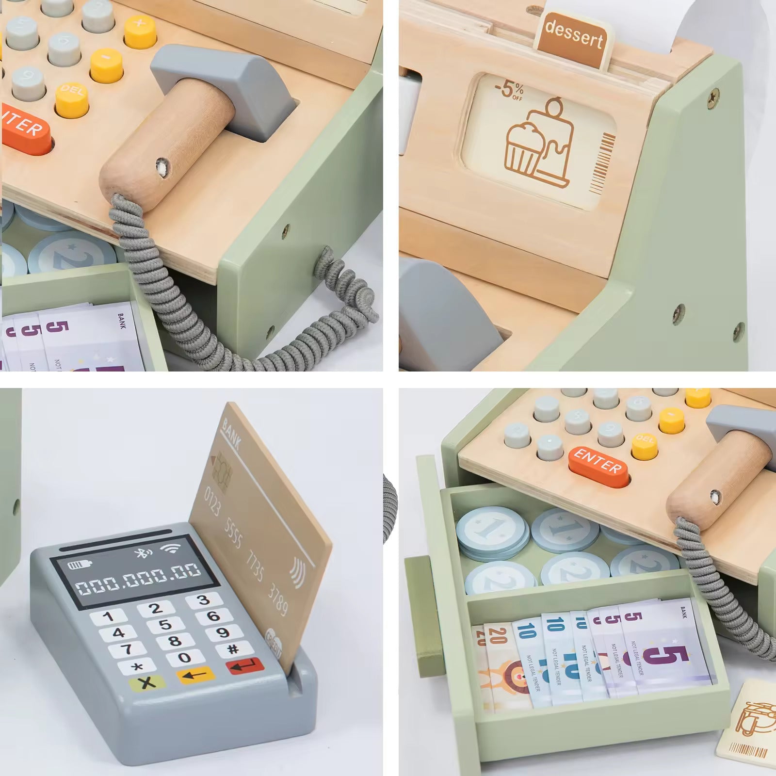 Cash Register Set - Pretend Play