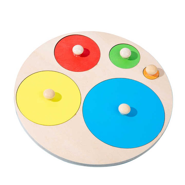 Five Round Knob Shape Puzzle