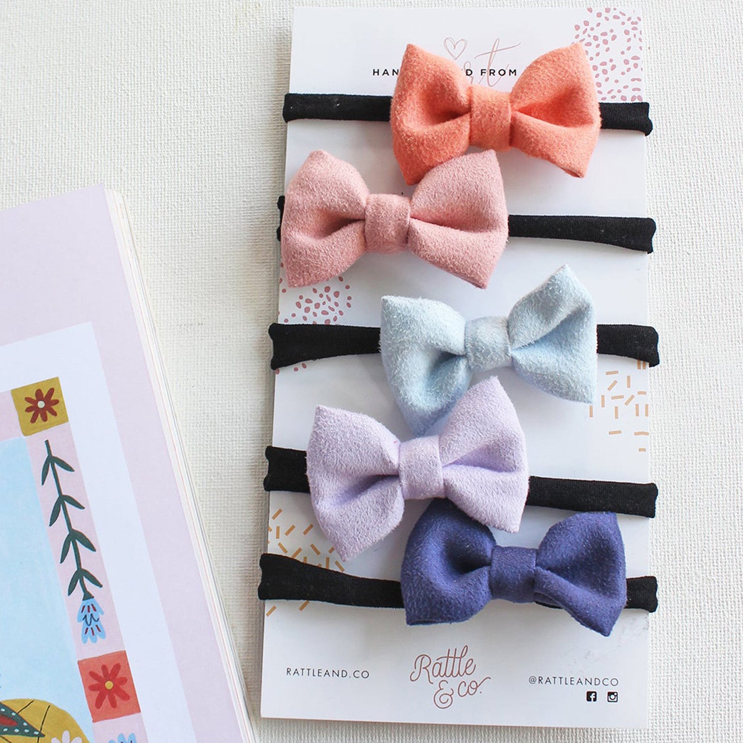 Baby Girl - Set of 5 bows