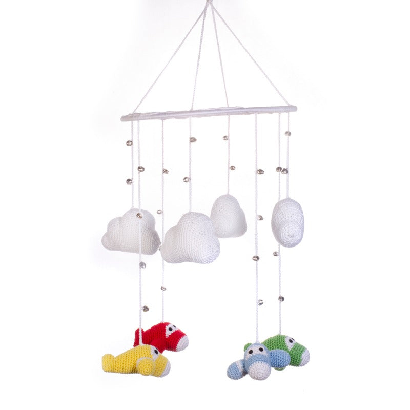 Classic Airplanes Crochet Cot Mobiles