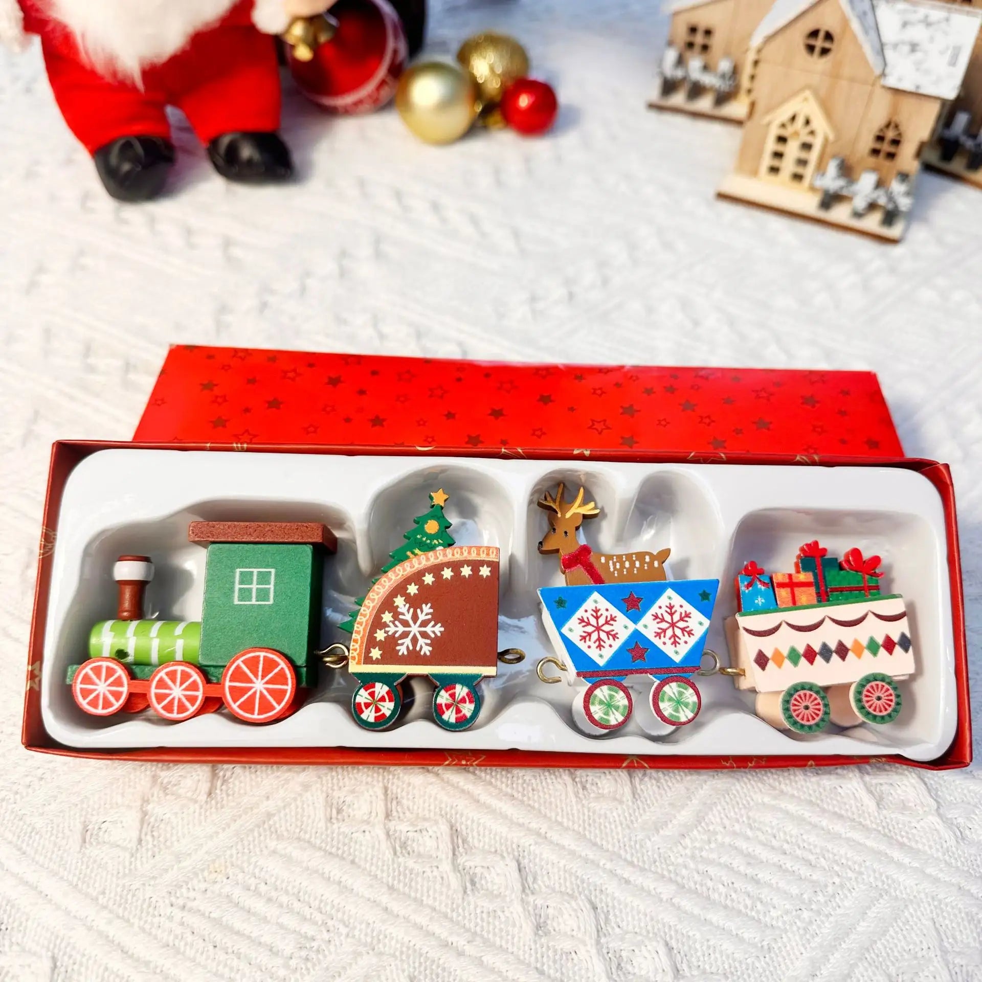 Jingle Bell Express Train - Set of 3