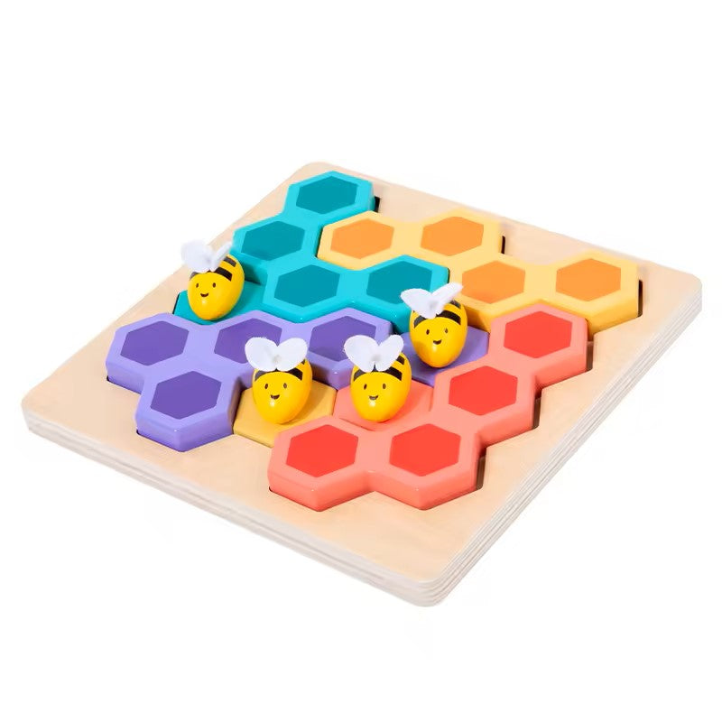 Wooden Puzzle Bee Game