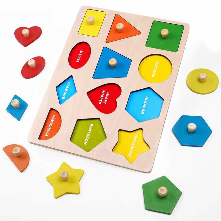 Twelve Shape Knob Puzzle