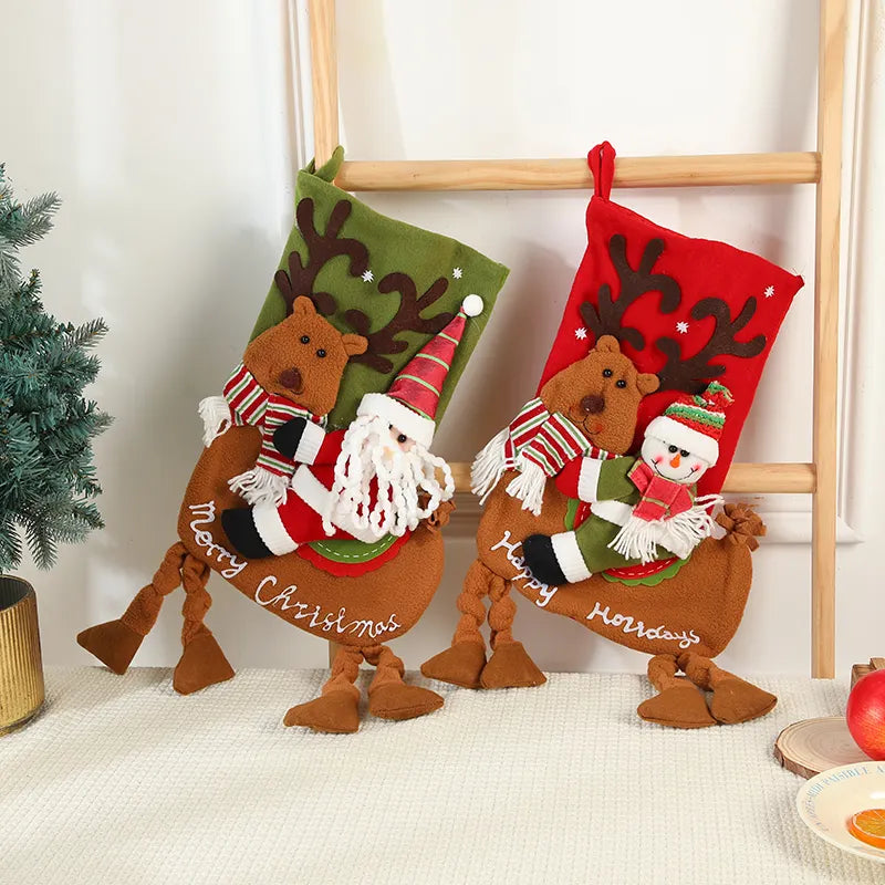 Holiday Happiness Stockings - Snowy Sleighride