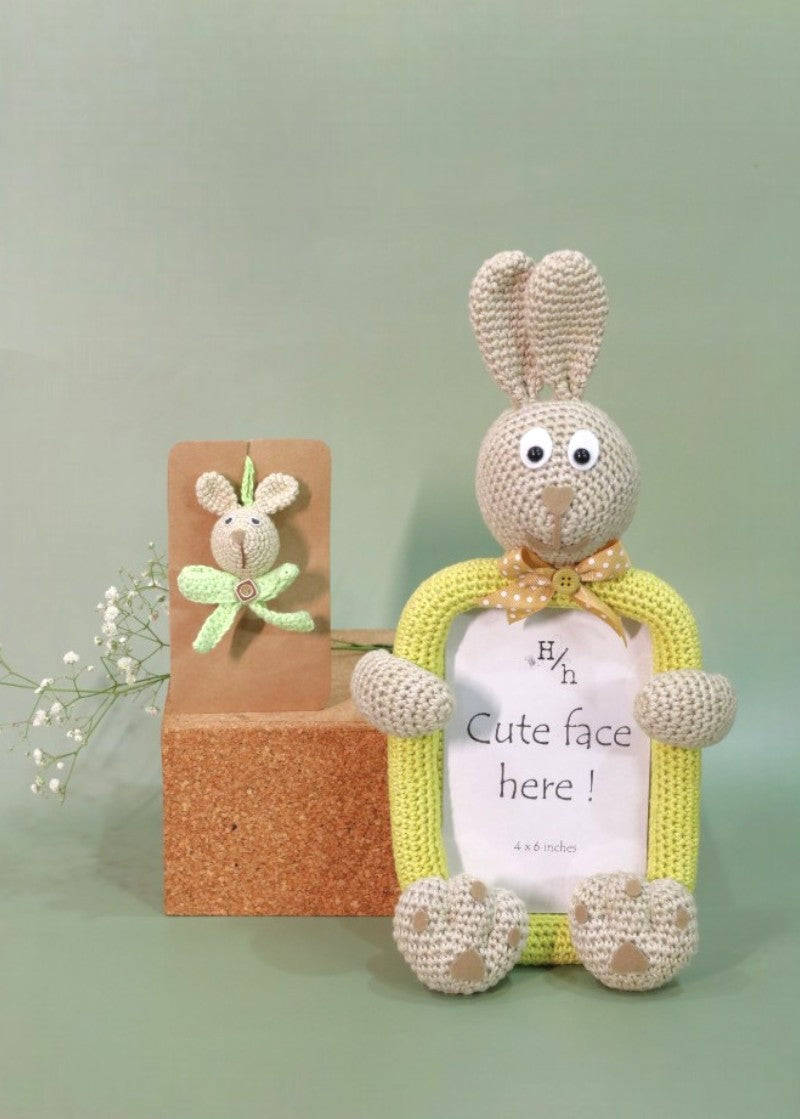 Hunny Bunny handmade crochet rakhi by Haute By Hand – Raksha Bandhan gift India
